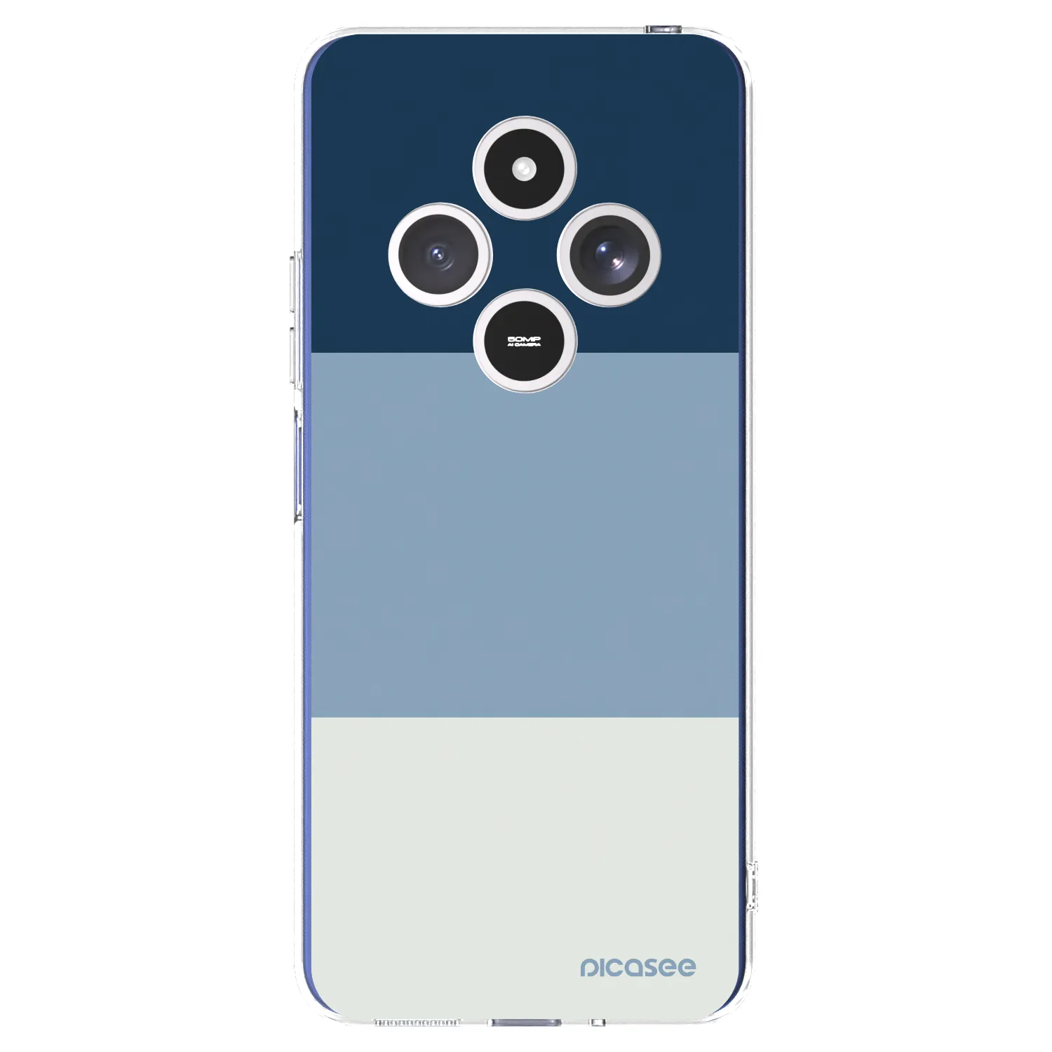 Picasee silikonski prozorni ovitek za Xiaomi Redmi 14C - Coastal Blue