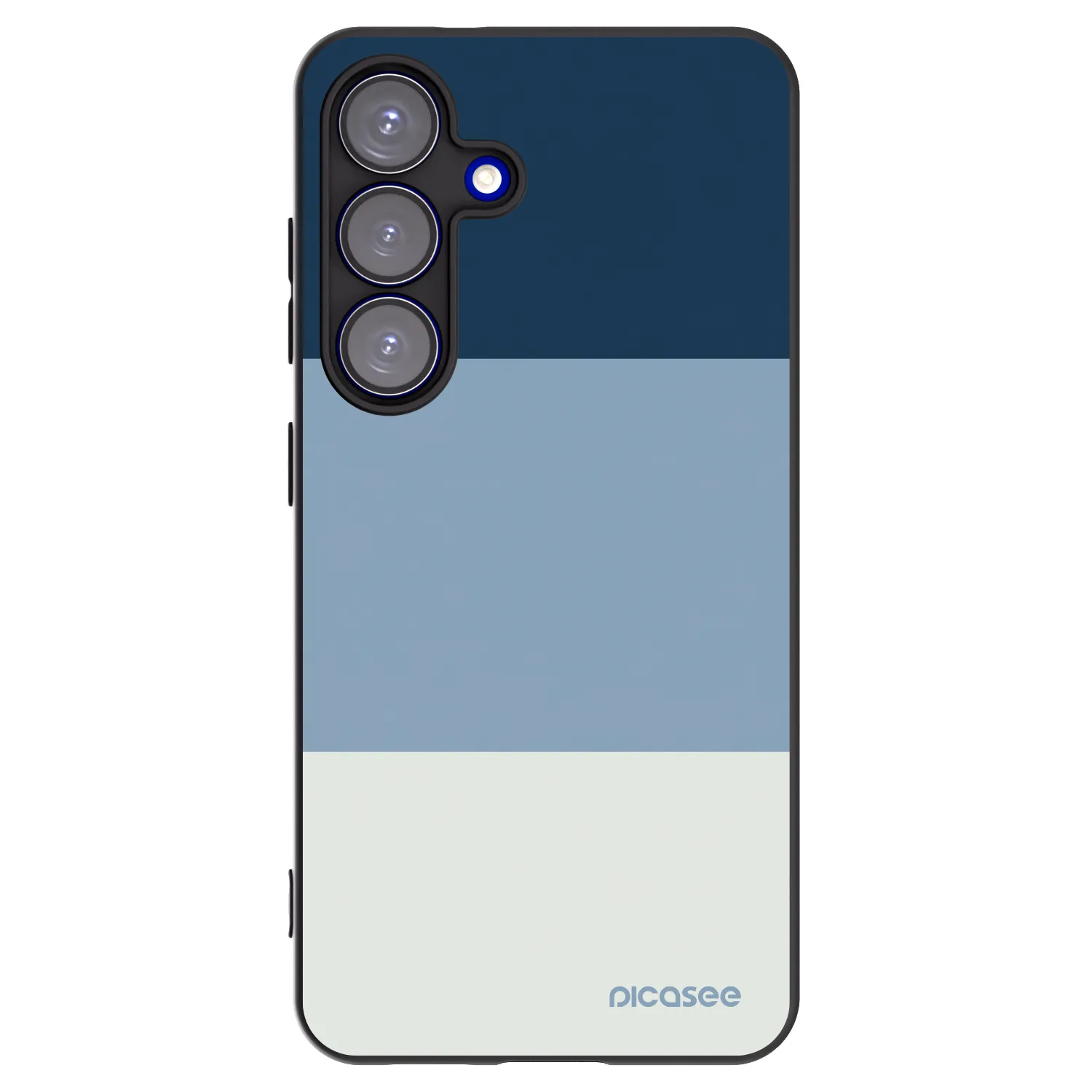 Picasee silikonski črni ovitek za Samsung Galaxy S25 5G - Coastal Blue
