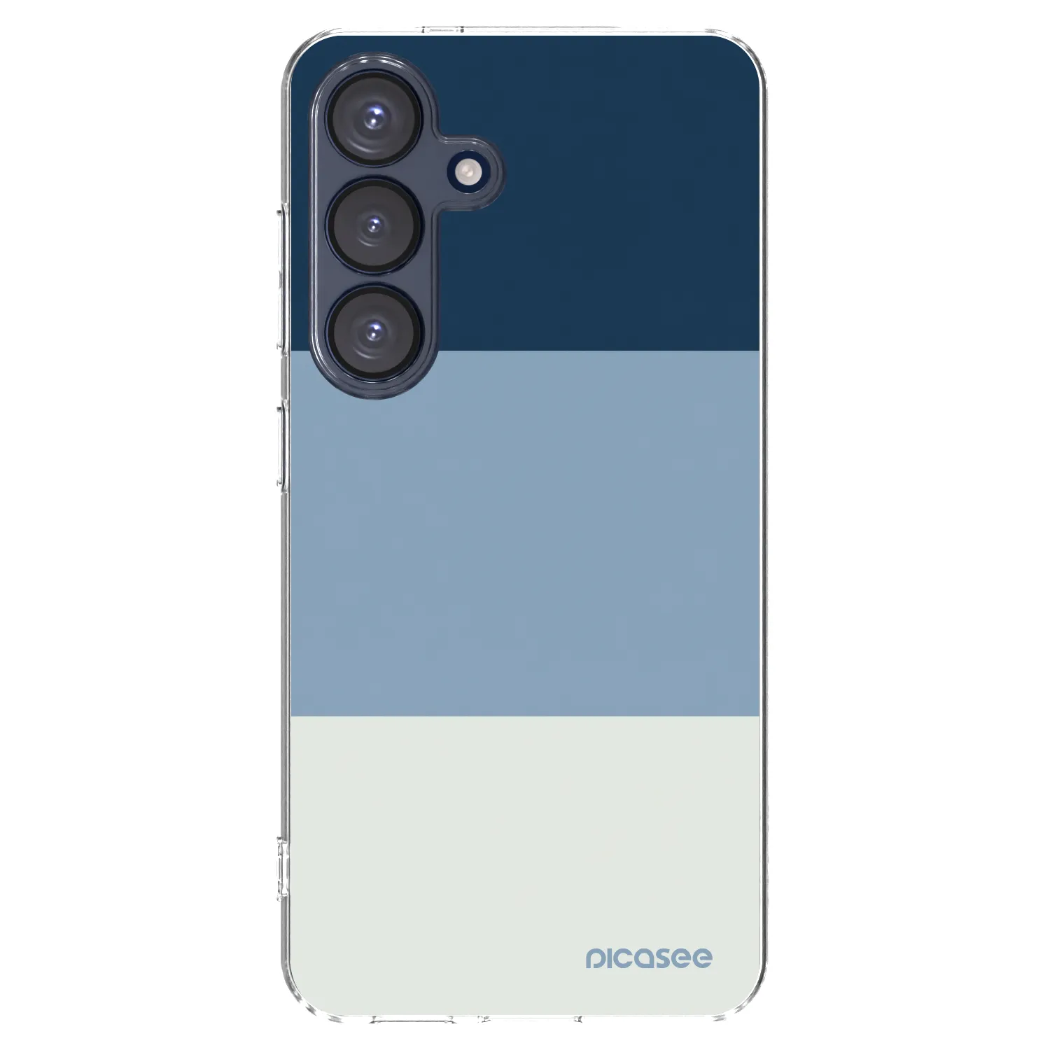 Picasee silikonski prozorni ovitek za Samsung Galaxy S25 5G - Coastal Blue