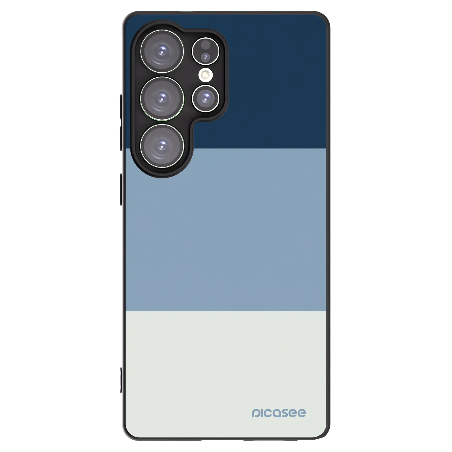 Picasee silikonski črni ovitek za Samsung Galaxy S25 Ultra 5G - Coastal Blue