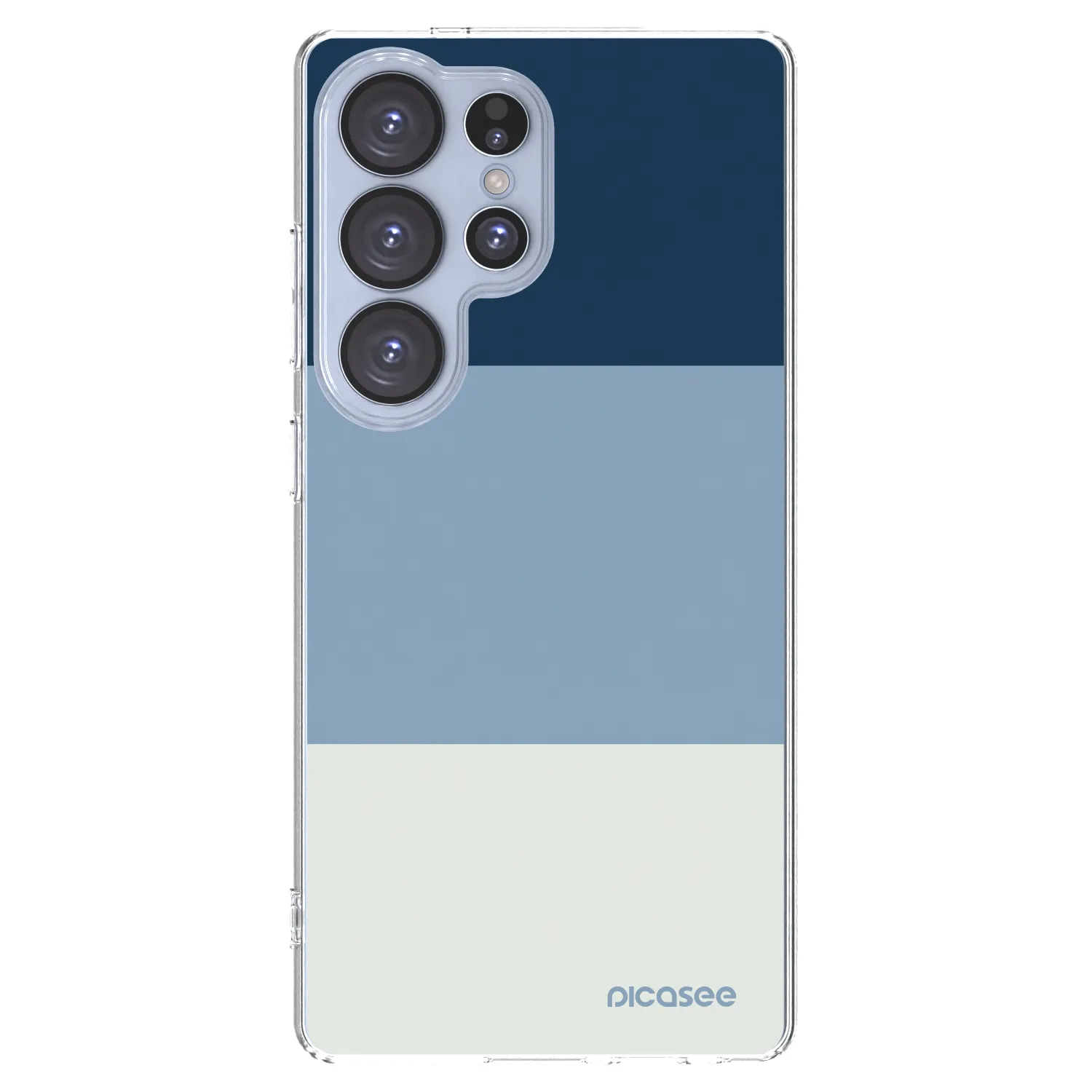Picasee silikonski prozorni ovitek za Samsung Galaxy S25 Ultra 5G - Coastal Blue