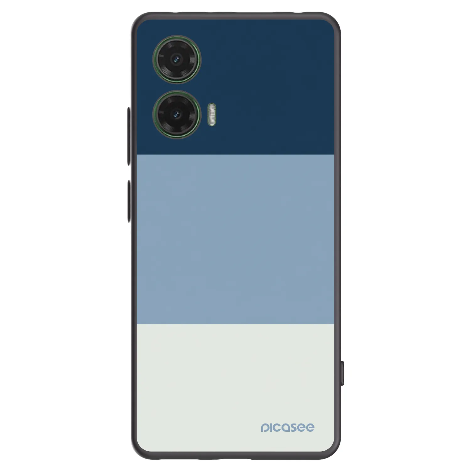 Picasee silikonski črni ovitek za Motorola Moto G35 5G - Coastal Blue