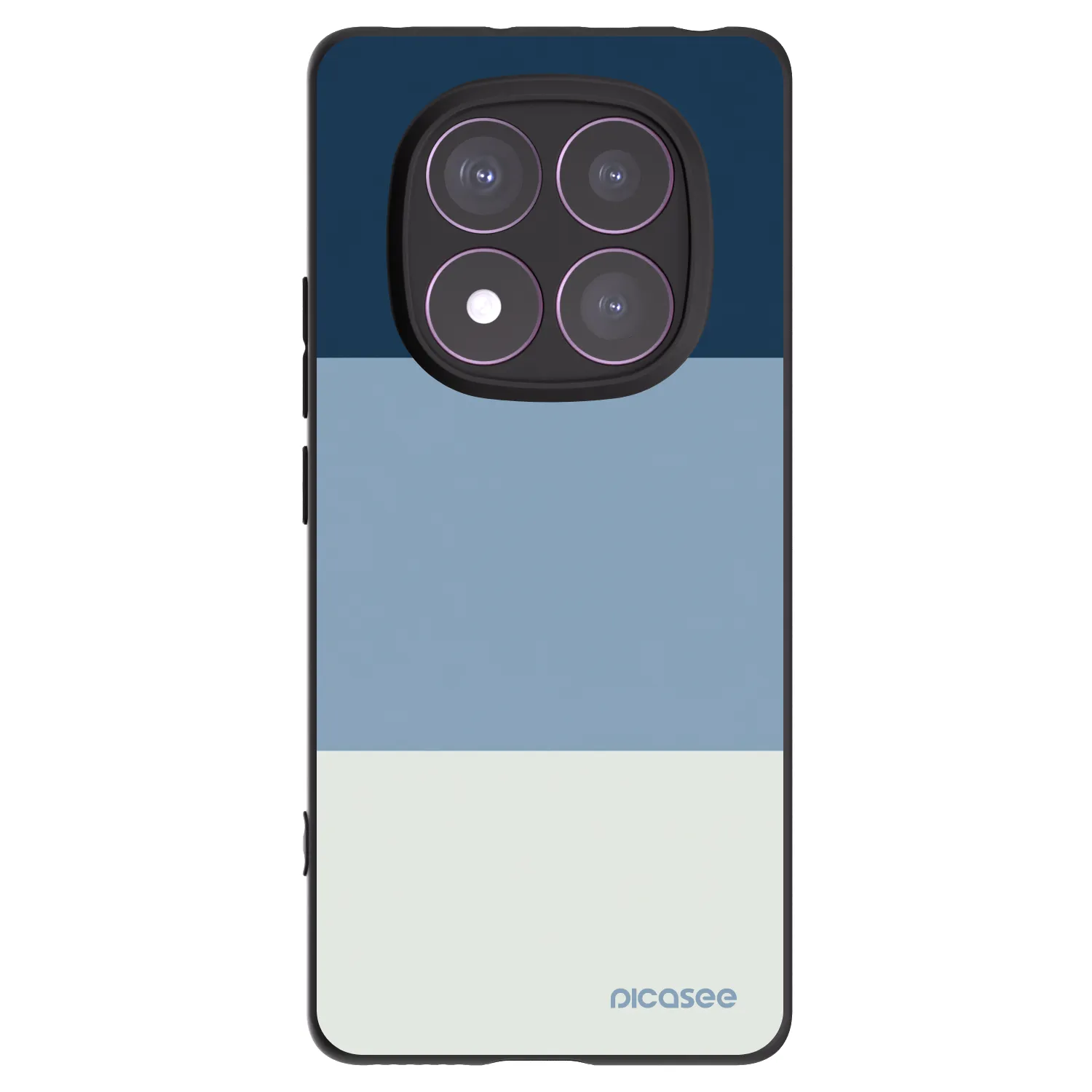 Picasee silikonski črni ovitek za Xiaomi Redmi Note 14 Pro 4G - Coastal Blue