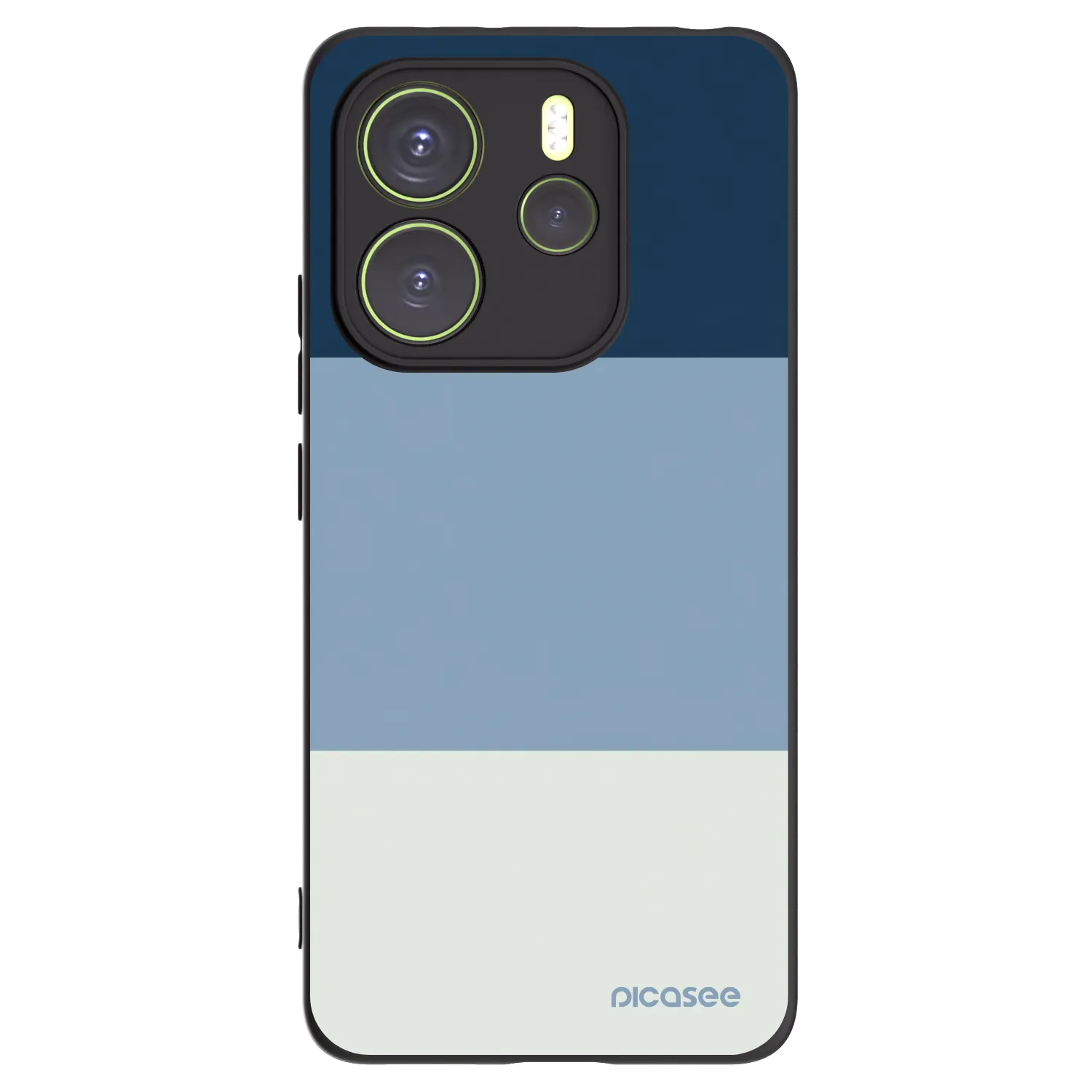Picasee silikonski črni ovitek za Xiaomi Redmi Note 14 4G - Coastal Blue