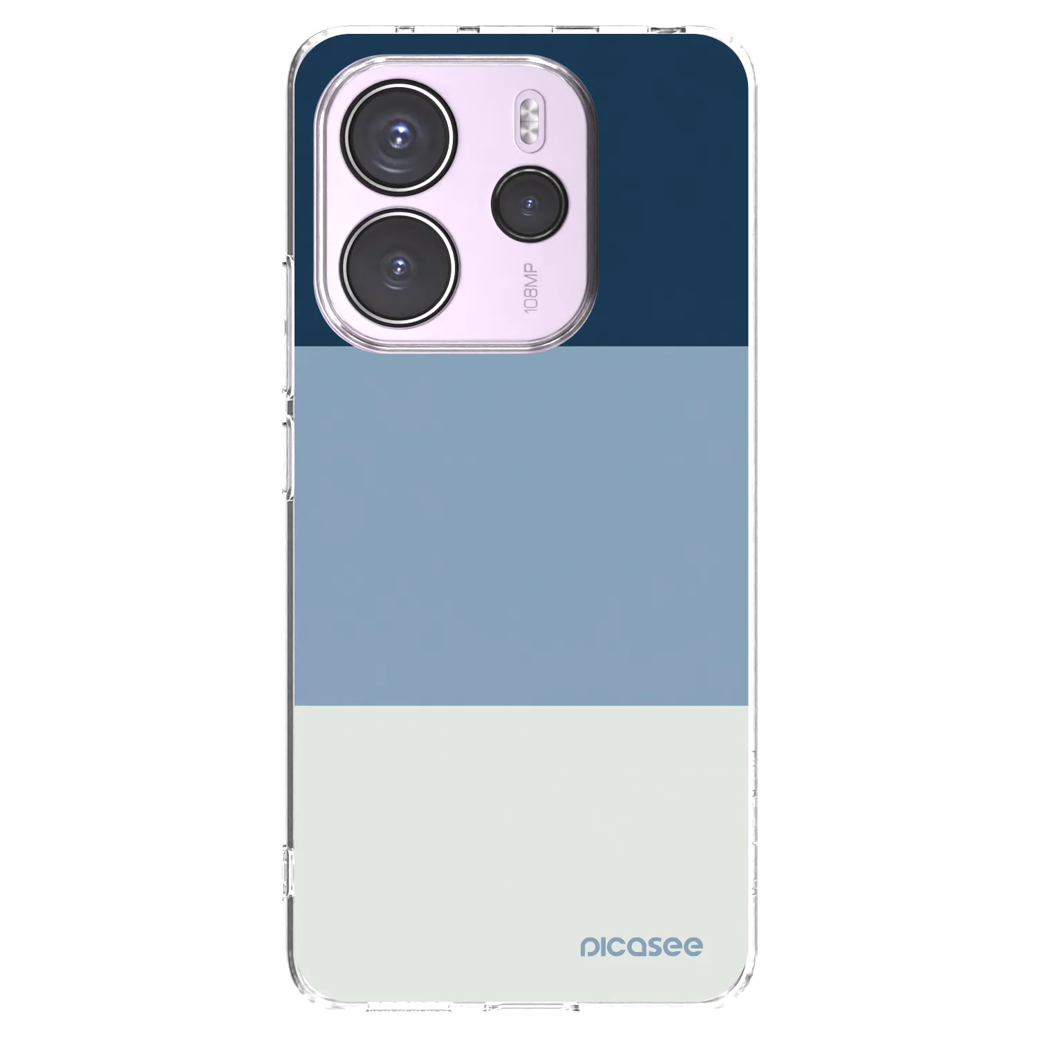 Picasee silikonski prozorni ovitek za Xiaomi Redmi Note 14 4G - Coastal Blue