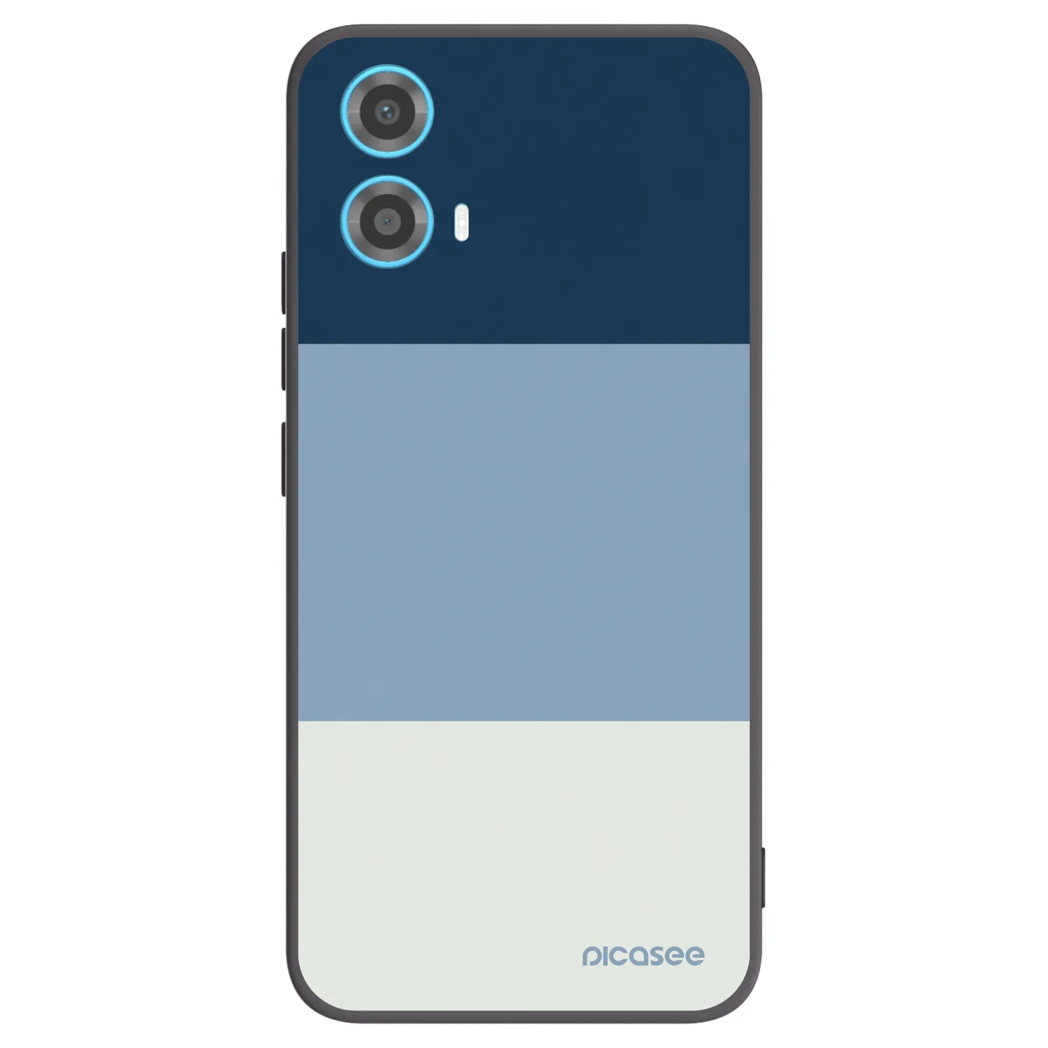Picasee silikonski črni ovitek za Motorola Moto G34 5G - Coastal Blue