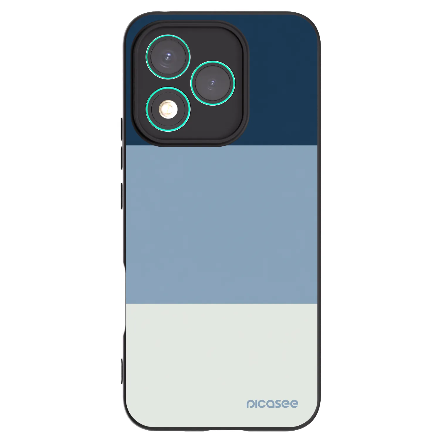 Picasee silikonski črni ovitek za Honor 400 Lite 5G - Coastal Blue