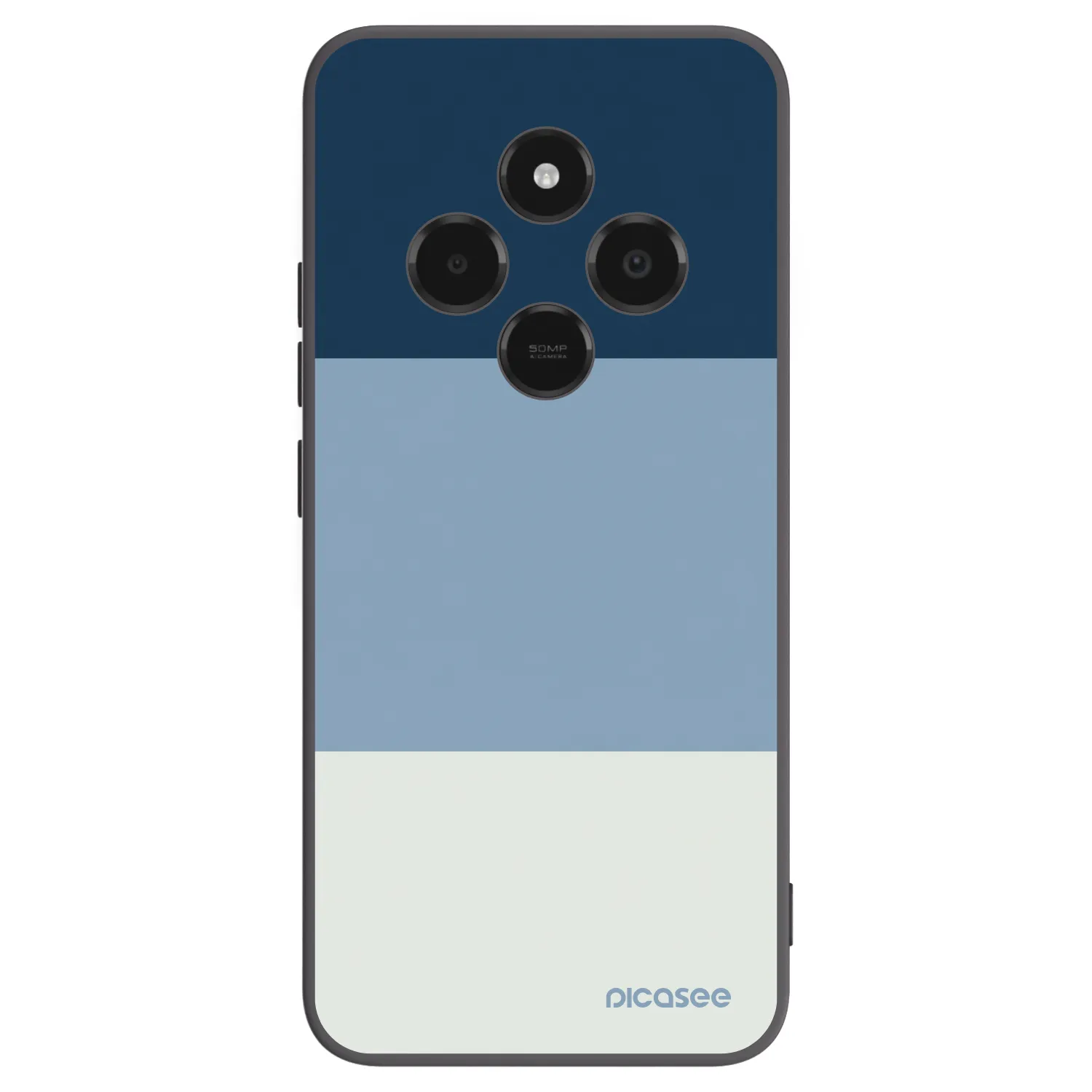 Picasee silikonski črni ovitek za Xiaomi Poco C75 - Coastal Blue