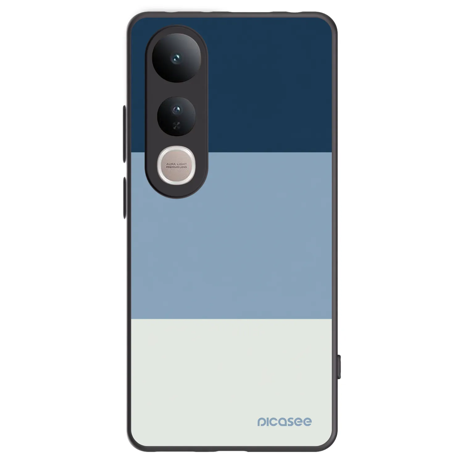 Picasee silikonski črni ovitek za Vivo V50 Lite 5G - Coastal Blue