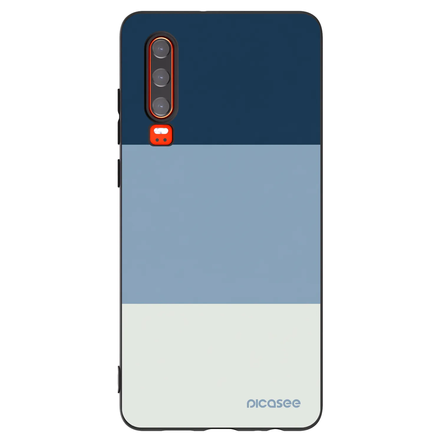 Picasee silikonski črni ovitek za Huawei P30 - Coastal Blue