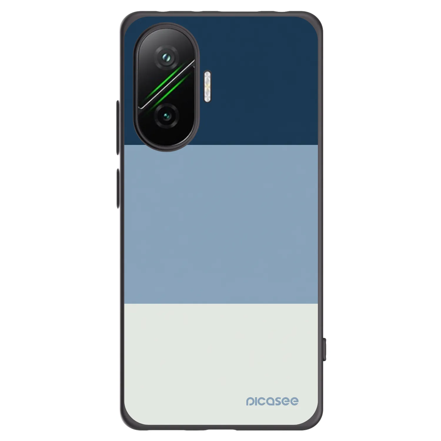 Picasee silikonski črni ovitek za Xiaomi Poco F7 5G - Coastal Blue