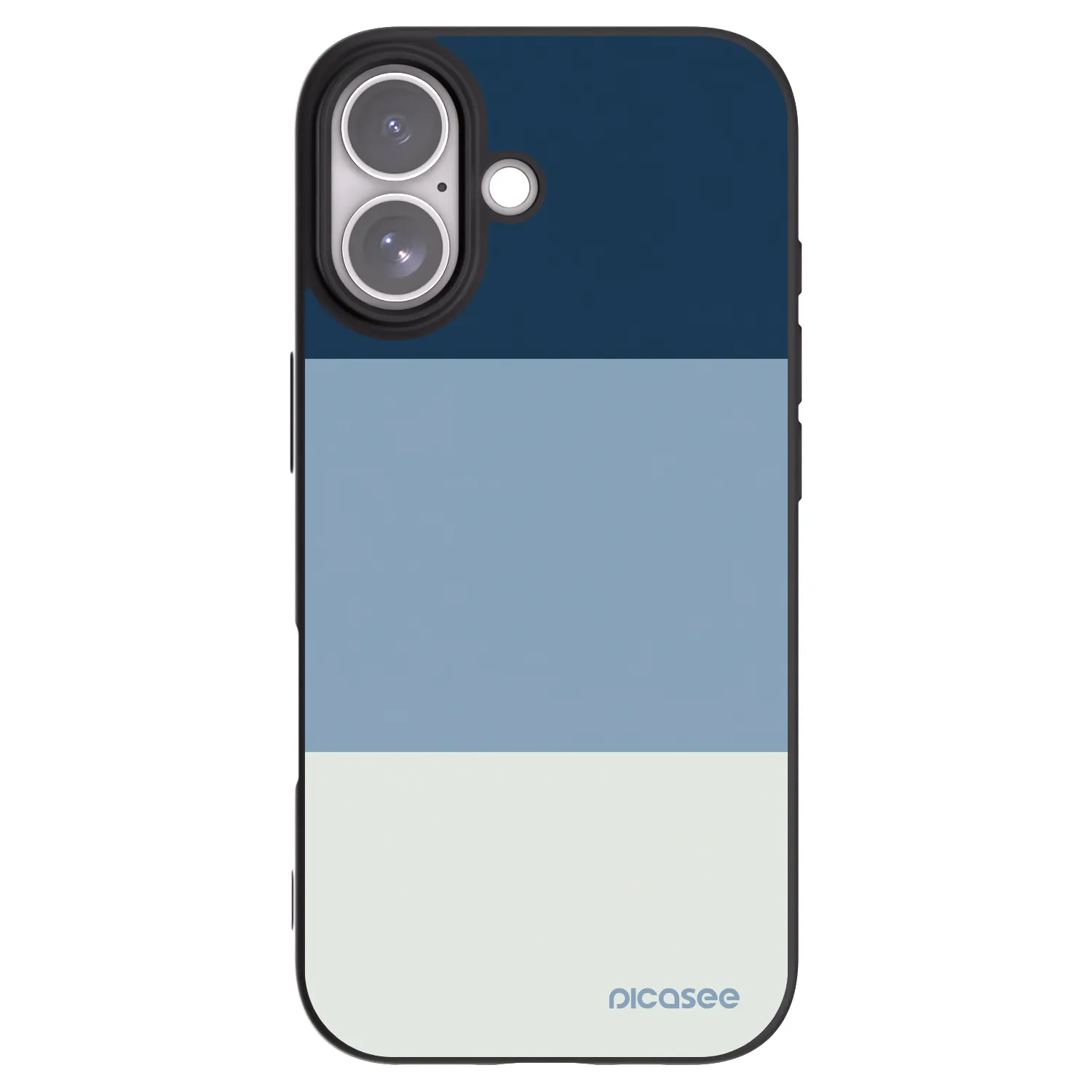 Picasee silikonski črni ovitek za Apple iPhone 17 - Coastal Blue