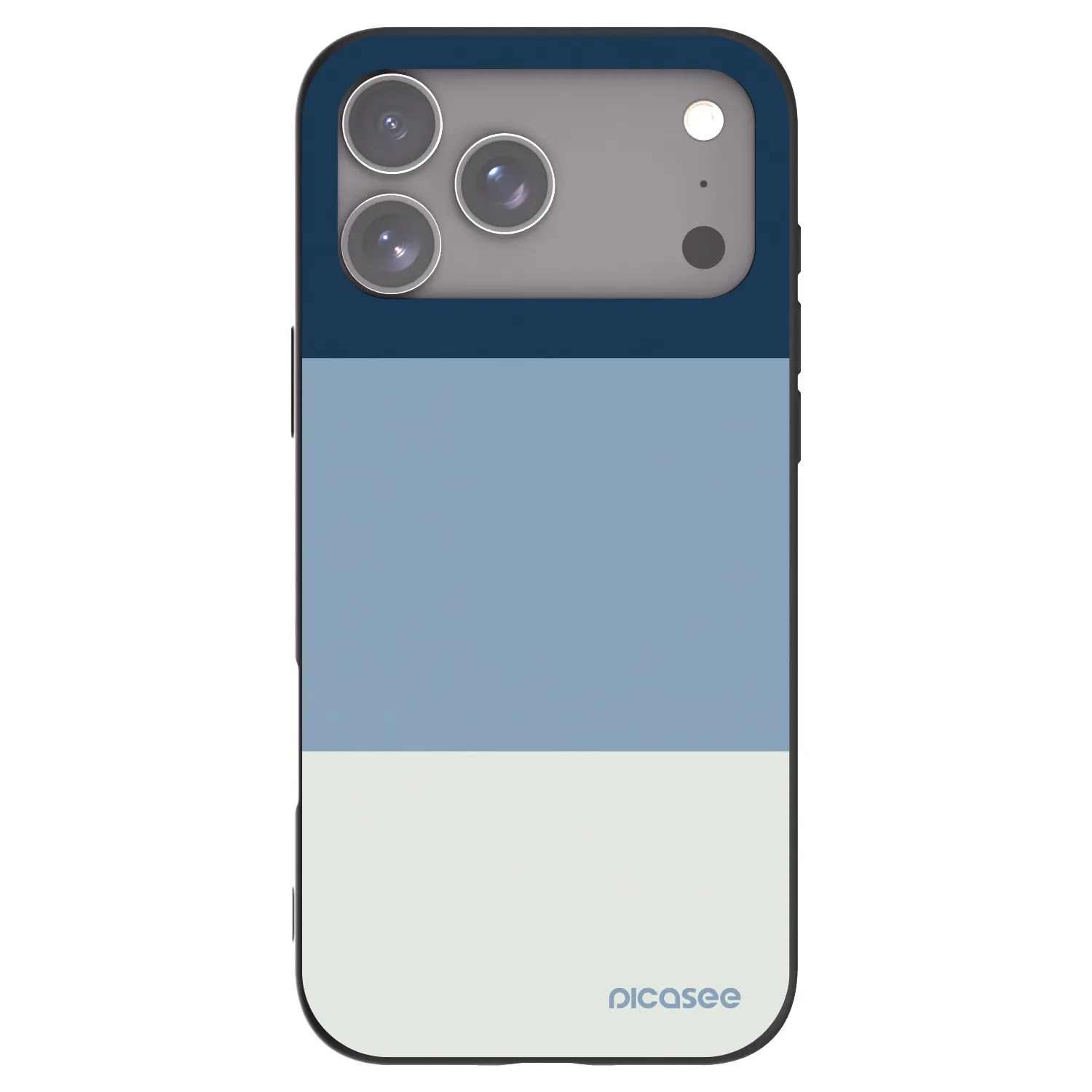 Picasee silikonski črni ovitek za Apple iPhone 17 Pro Max - Coastal Blue
