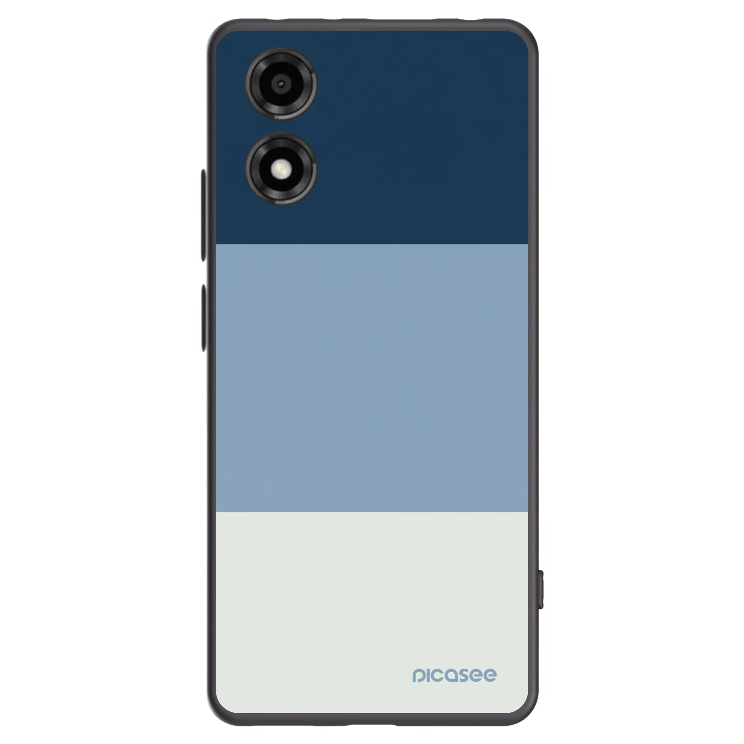 Picasee silikonski črni ovitek za Motorola Moto E14 - Coastal Blue