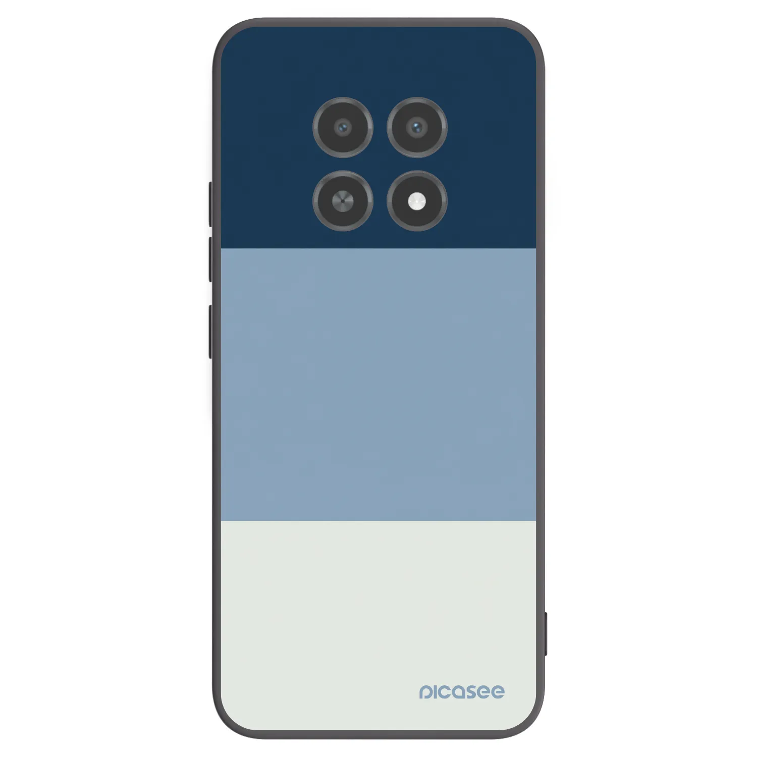 Picasee silikonski črni ovitek za Realme 12X - Coastal Blue
