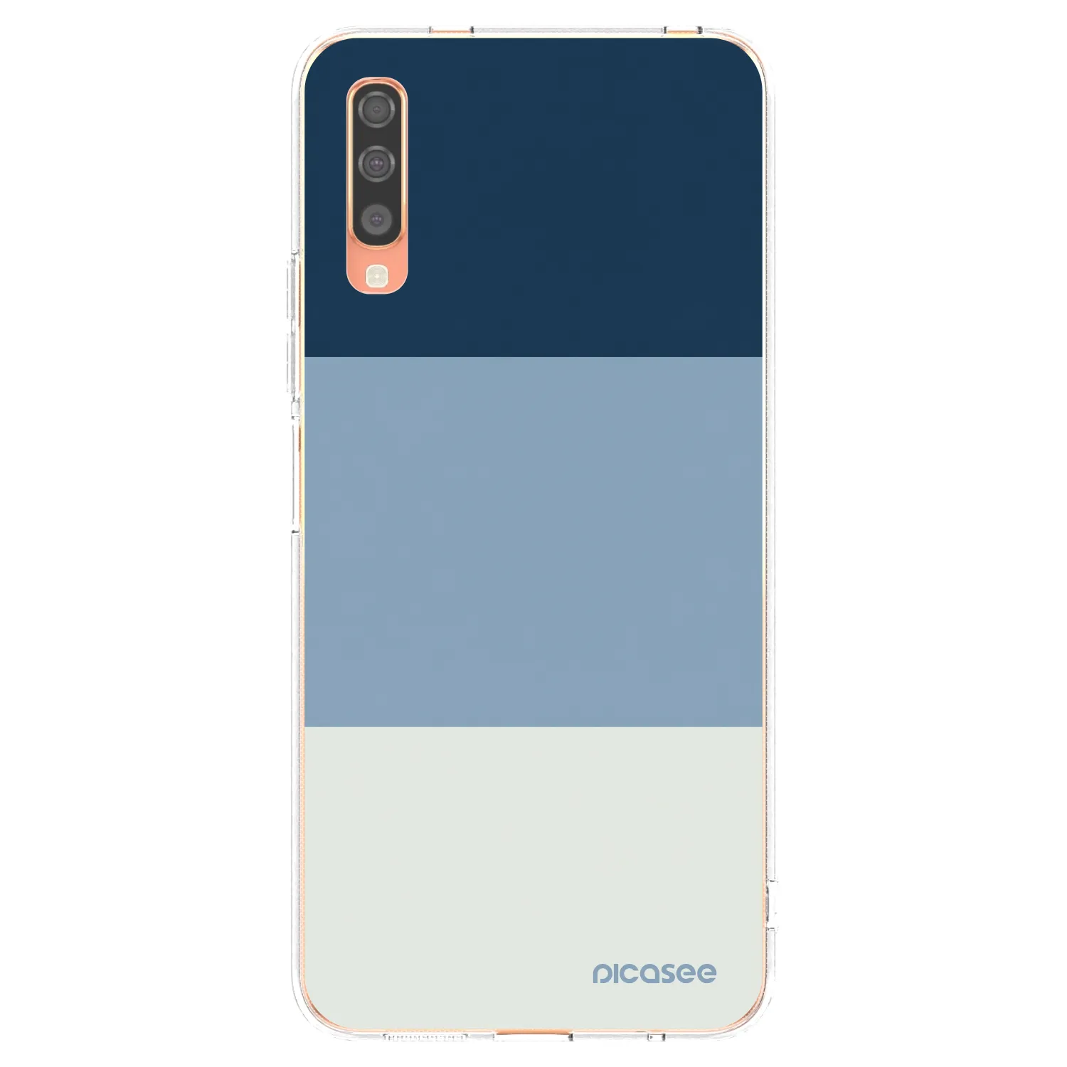 Picasee silikonski prozorni ovitek za Samsung Galaxy A70 A705F - Coastal Blue