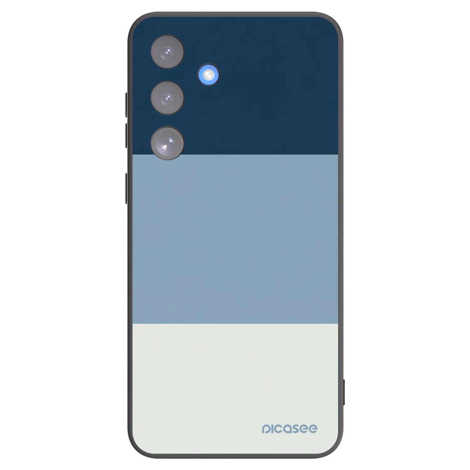 Picasee silikonski črni ovitek za Samsung Galaxy S25 FE 5G - Coastal Blue