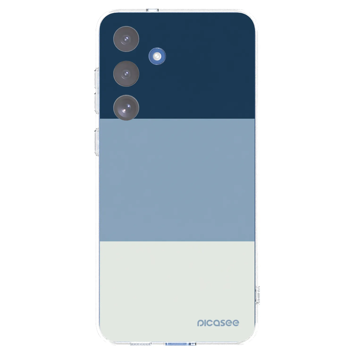 Picasee silikonski prozorni ovitek za Samsung Galaxy S25 FE 5G - Coastal Blue