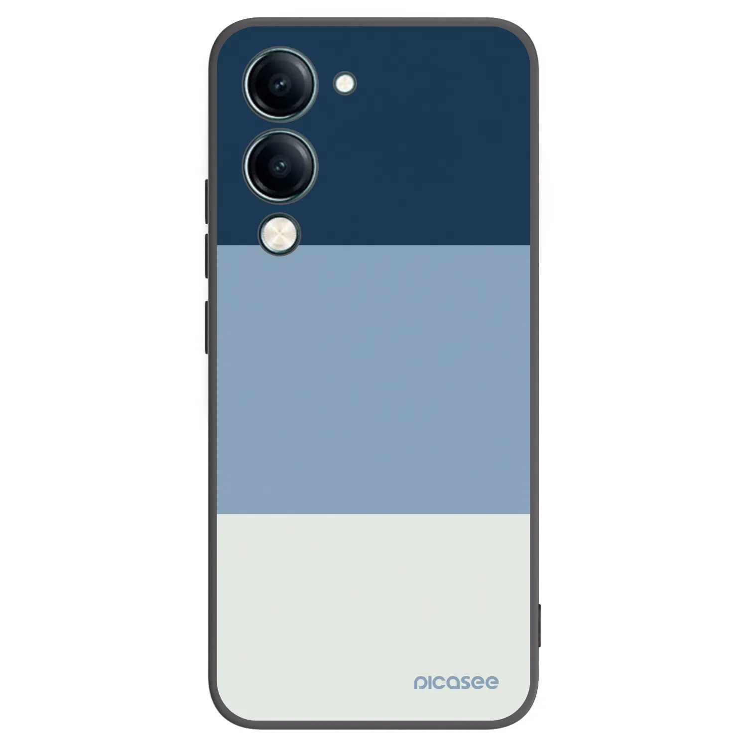 Picasee silikonski črni ovitek za Vivo Y29s 5G - Coastal Blue