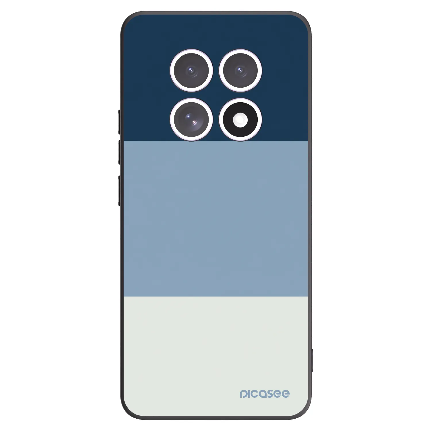 Picasee silikonski črni ovitek za Xiaomi Redmi Note 15 4G - Coastal Blue