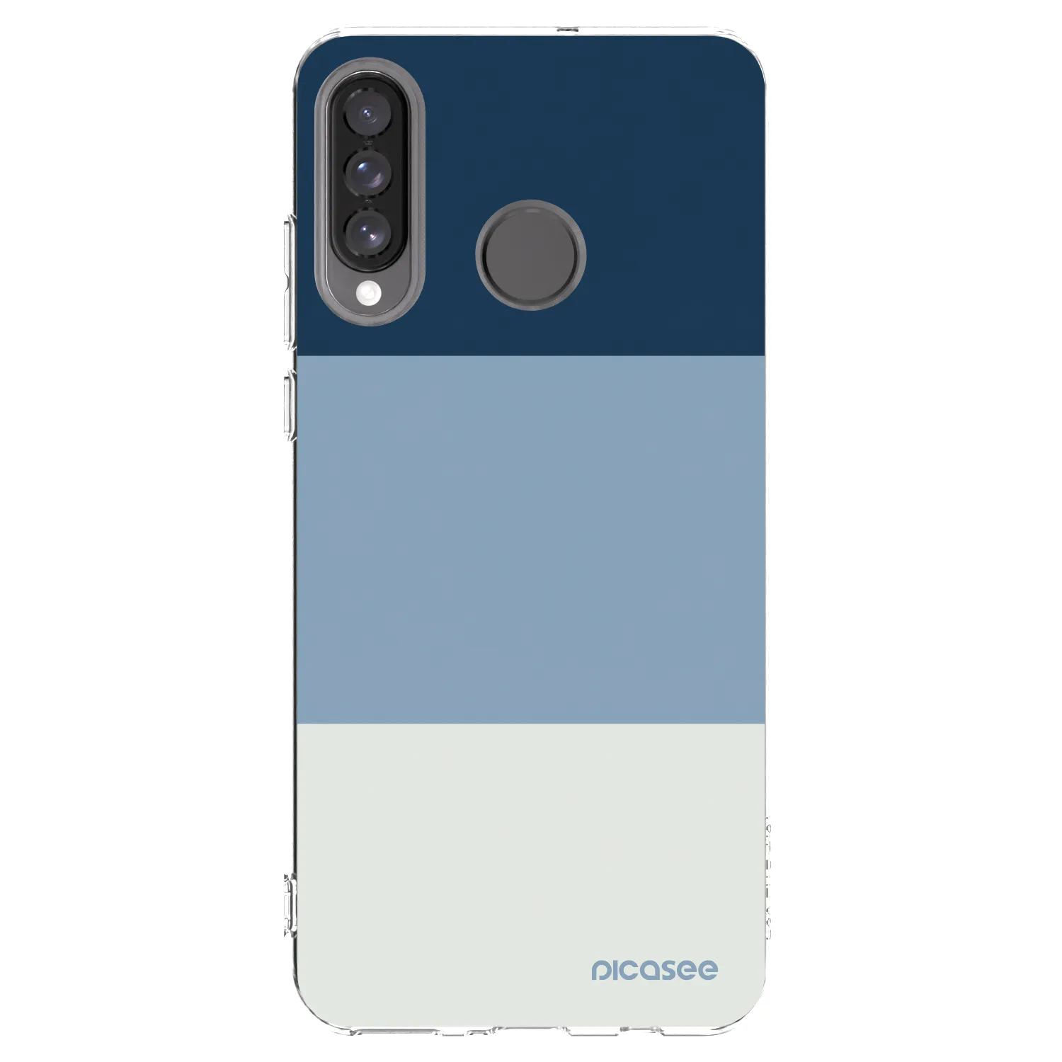 Picasee silikonski prozorni ovitek za Huawei P30 Lite - Coastal Blue
