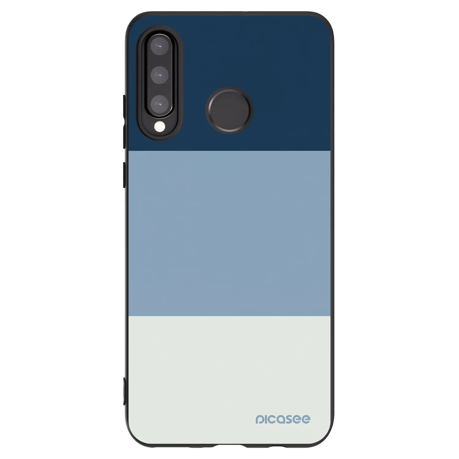 Picasee silikonski črni ovitek za Huawei P30 Lite - Coastal Blue