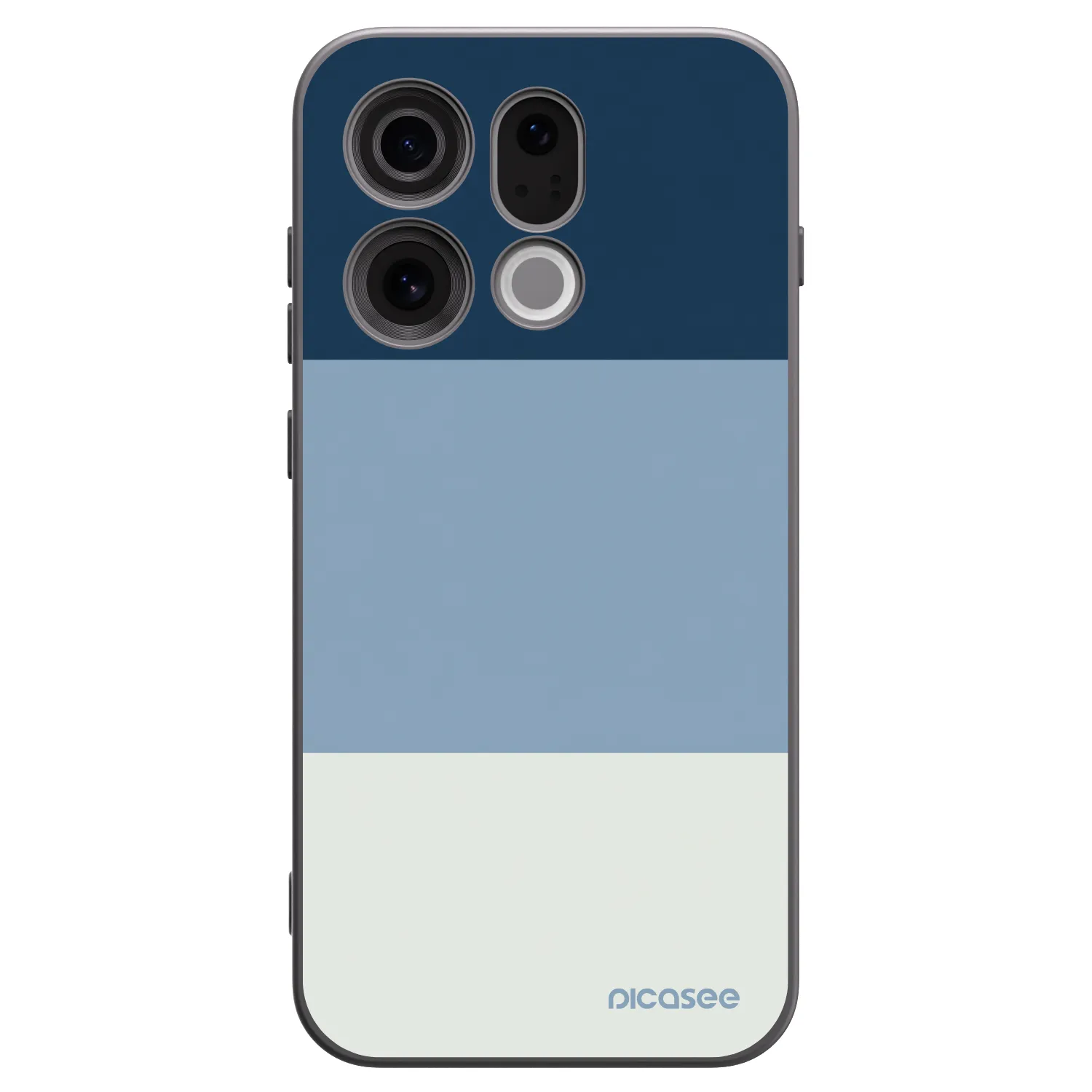 Picasee silikonski črni ovitek za OPPO Find X9 - Coastal Blue
