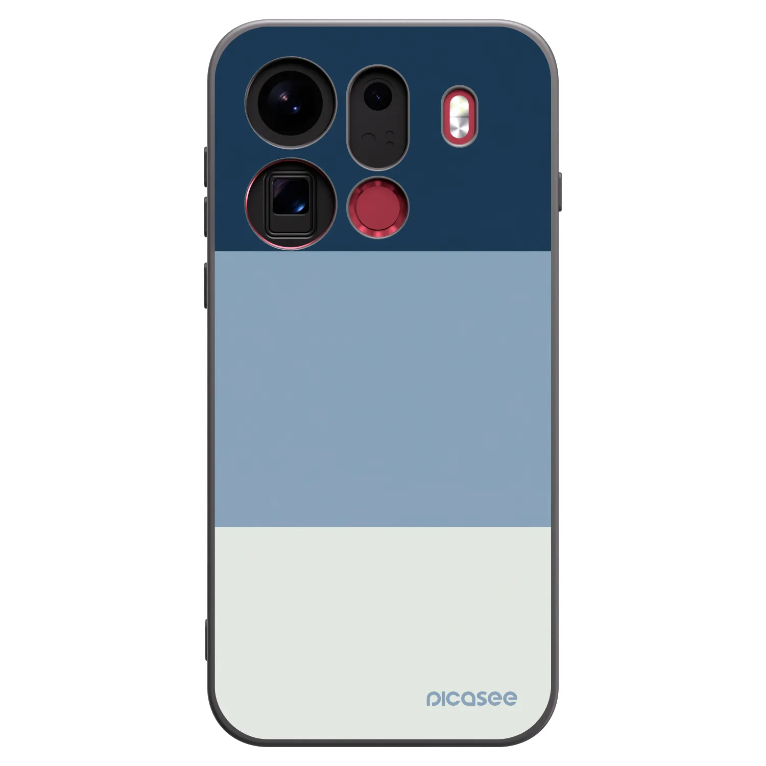 Picasee silikonski črni ovitek za OPPO Find X9 Pro - Coastal Blue
