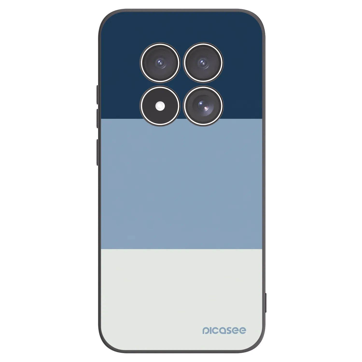 Picasee silikonski črni ovitek za Xiaomi Redmi Note 15 Pro 5G - Coastal Blue