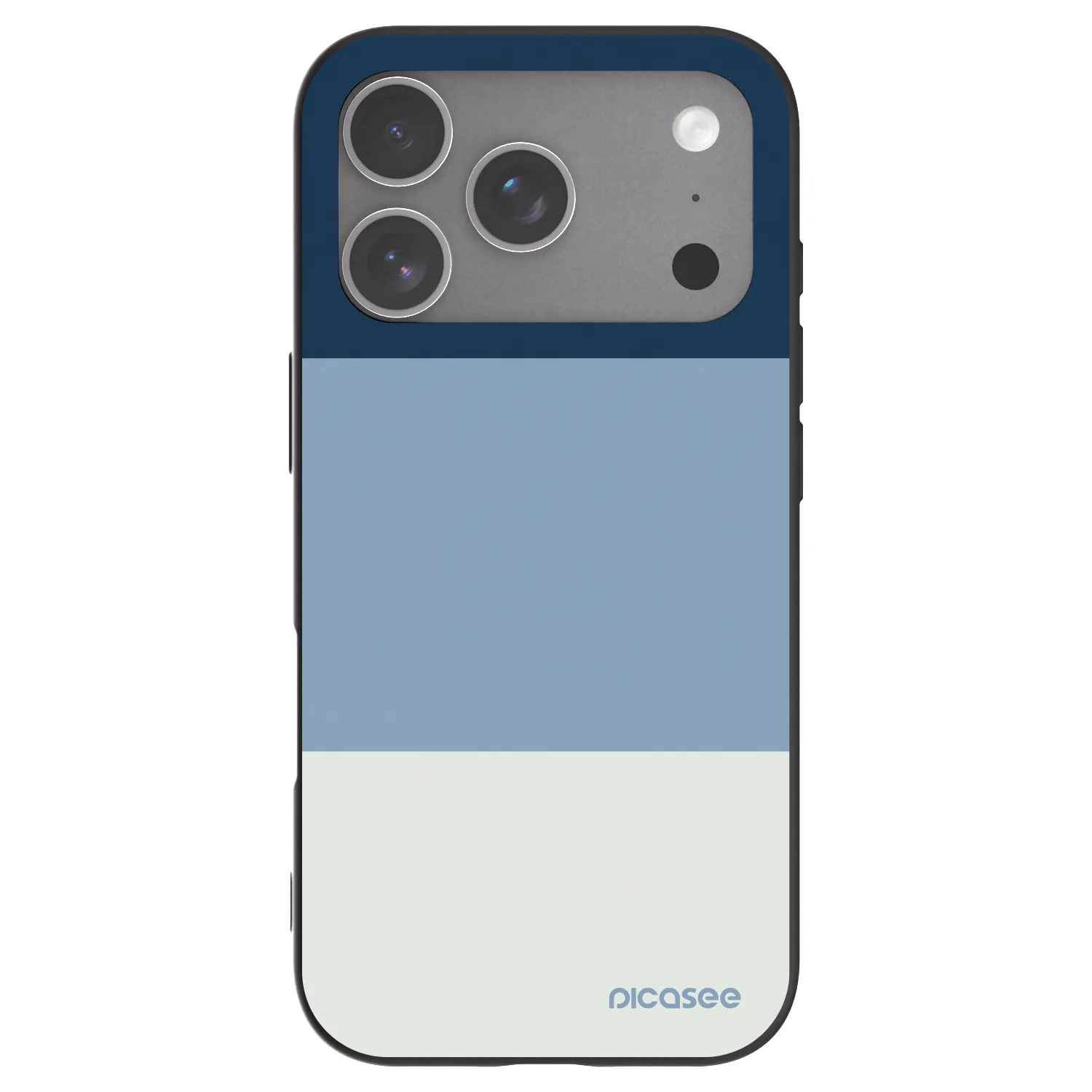 Picasee silikonski črni ovitek za Apple iPhone 18 Pro - Coastal Blue