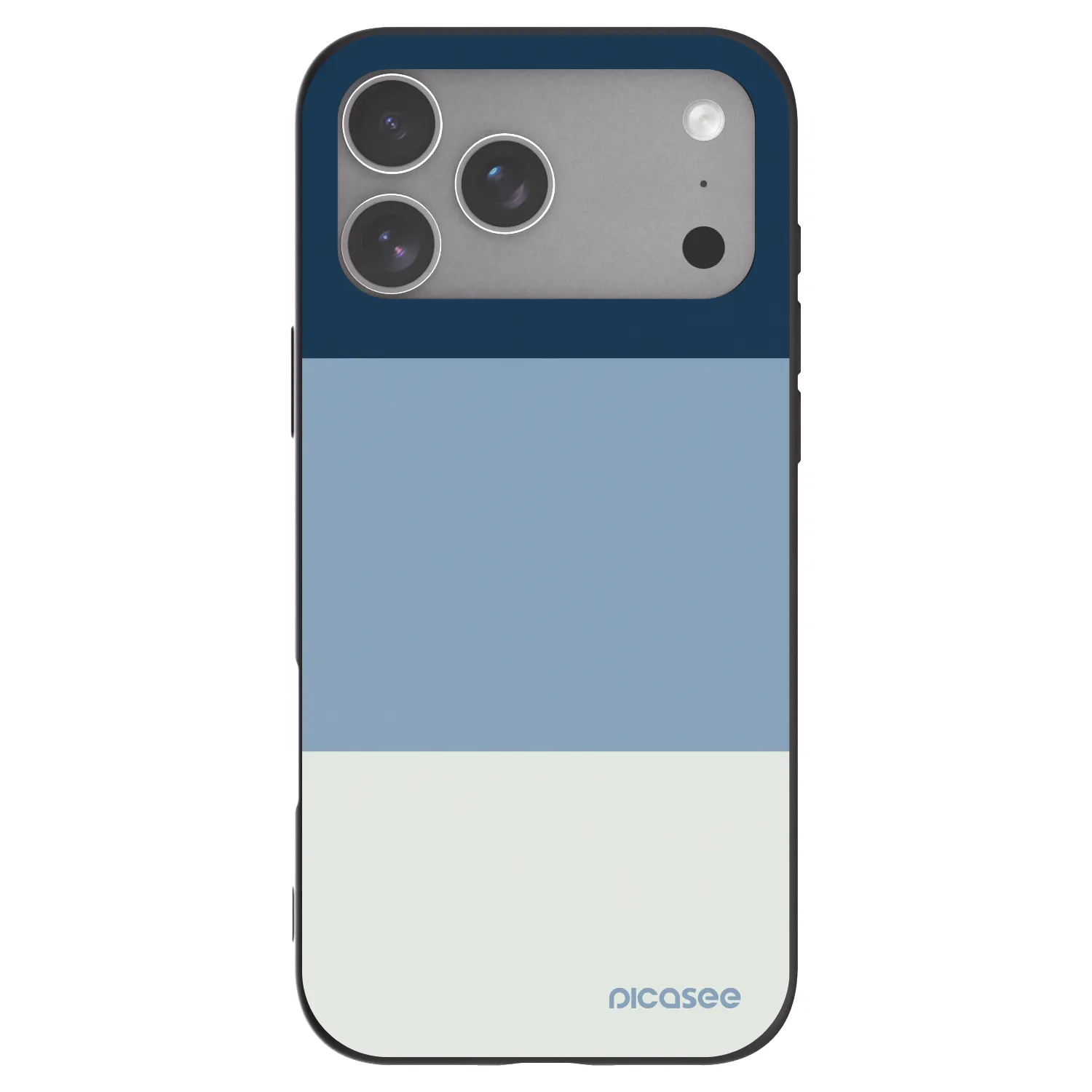 Picasee silikonski črni ovitek za Apple iPhone 18 Pro Max - Coastal Blue