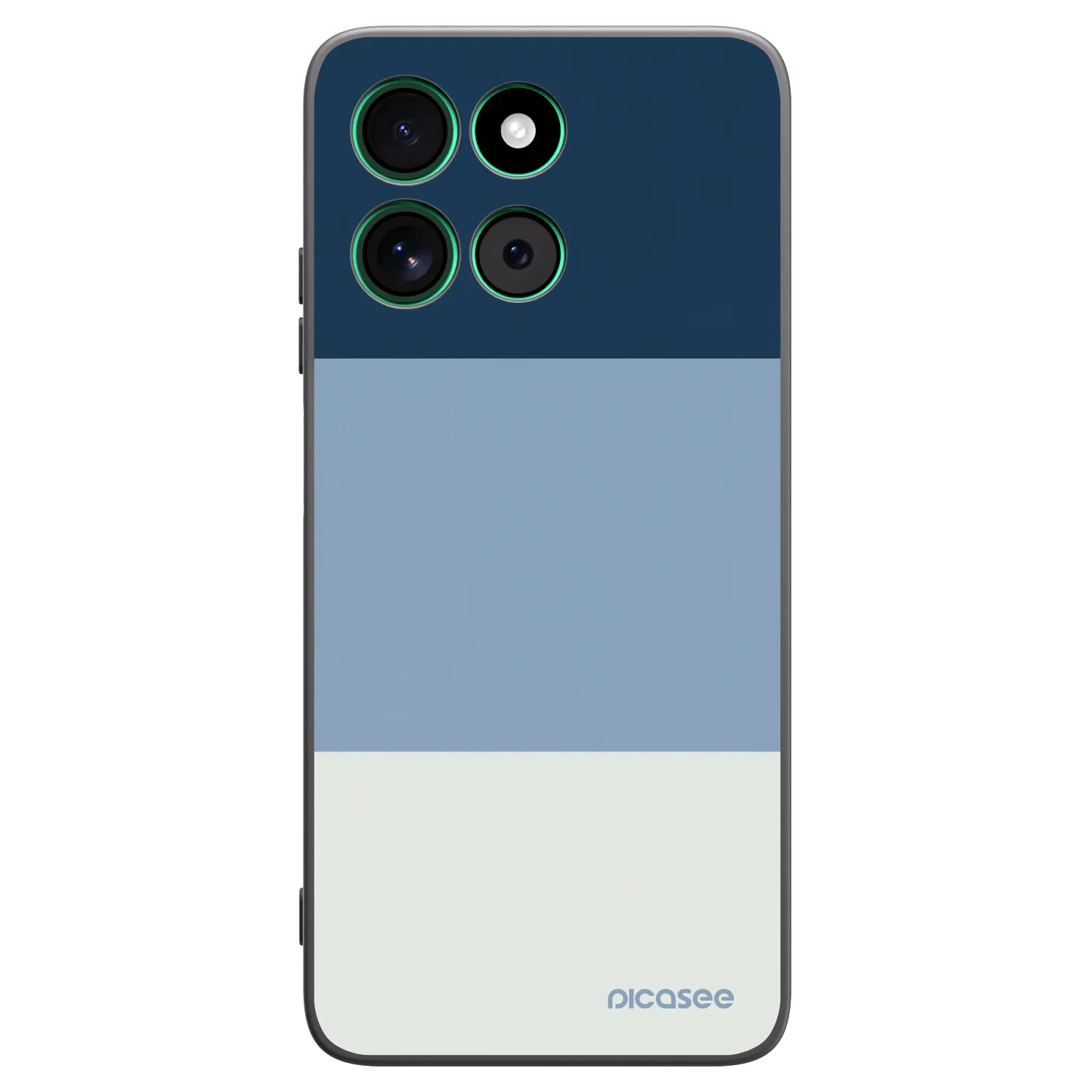 Picasee silikonski črni ovitek za Motorola Moto G57 Power - Coastal Blue