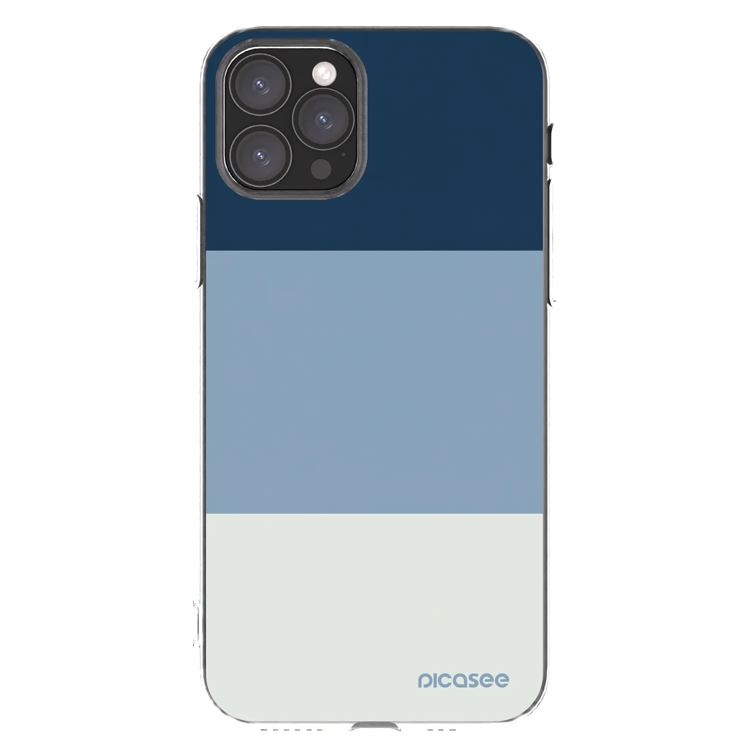 Picasee silikonski prozorni ovitek za Apple iPhone 11 Pro - Coastal Blue