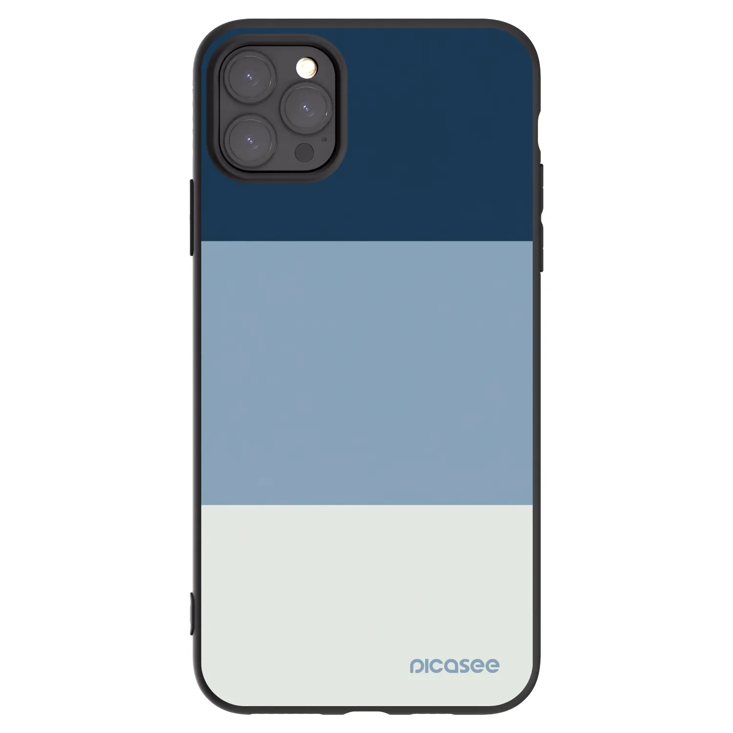 Picasee silikonski črni ovitek za Apple iPhone 11 Pro Max - Coastal Blue
