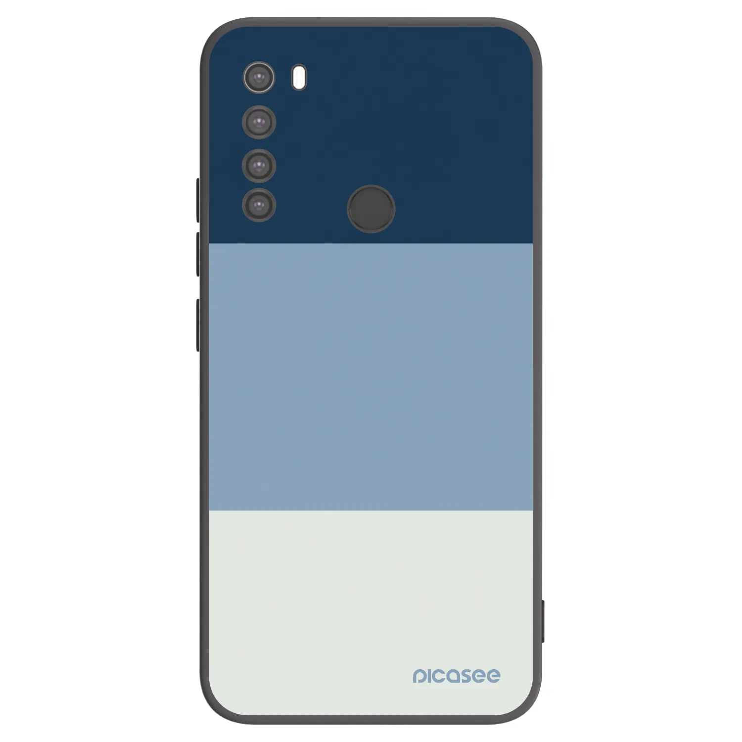 Picasee silikonski črni ovitek za Xiaomi Redmi Note 8 - Coastal Blue