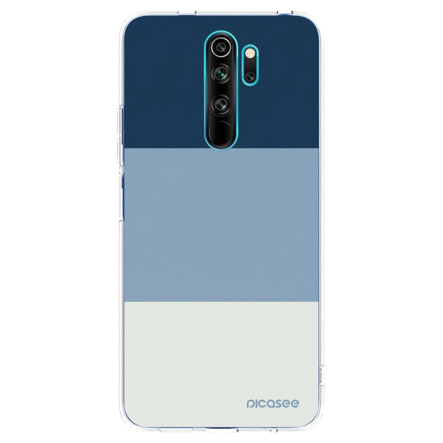 Picasee silikonski prozorni ovitek za Xiaomi Redmi Note 8 Pro - Coastal Blue