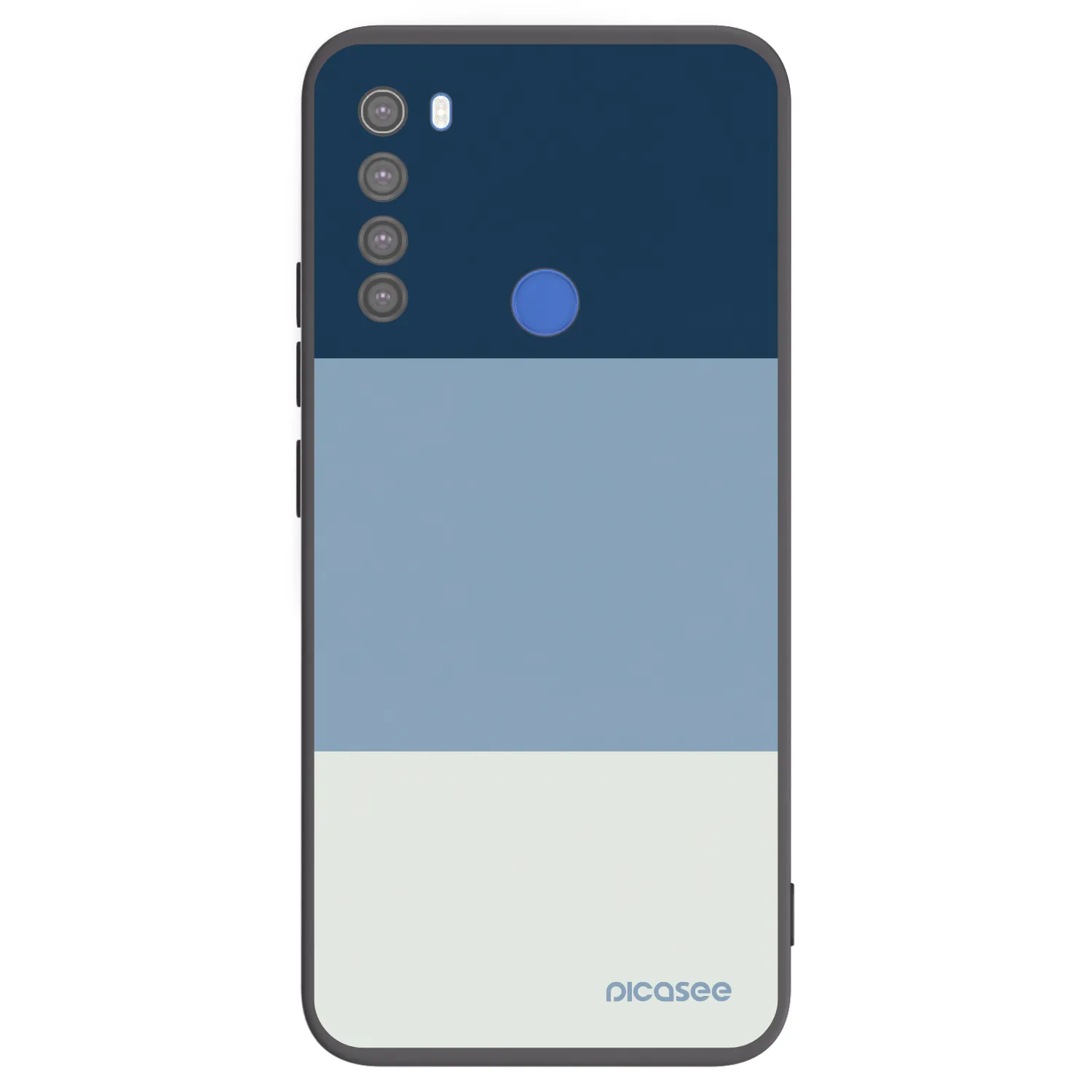Picasee silikonski črni ovitek za Xiaomi Redmi Note 8T - Coastal Blue