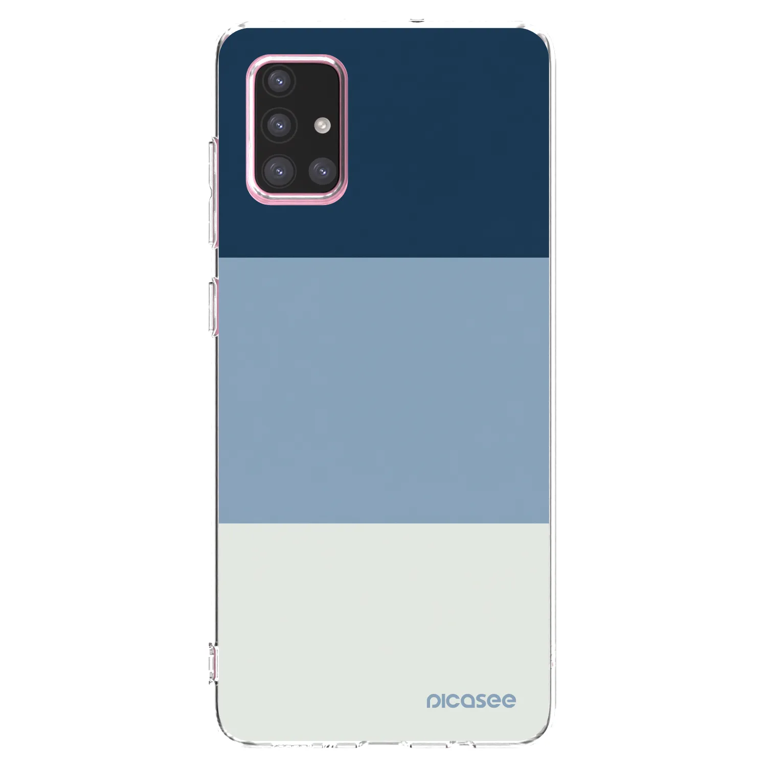 Picasee silikonski prozorni ovitek za Samsung Galaxy A71 A715F - Coastal Blue