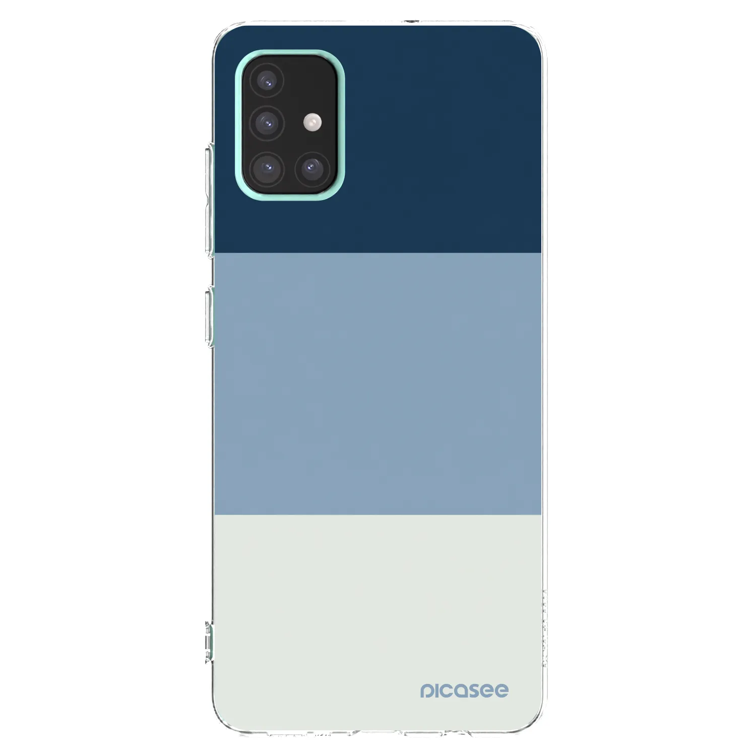 Picasee silikonski prozorni ovitek za Samsung Galaxy A51 A515F - Coastal Blue