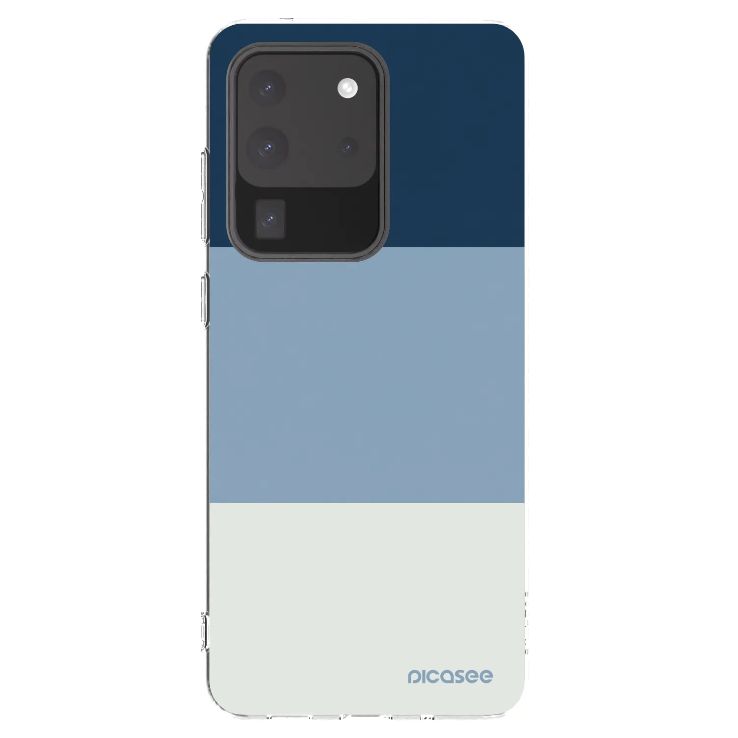 Picasee silikonski prozorni ovitek za Samsung Galaxy S20 Ultra 5G G988F - Coastal Blue