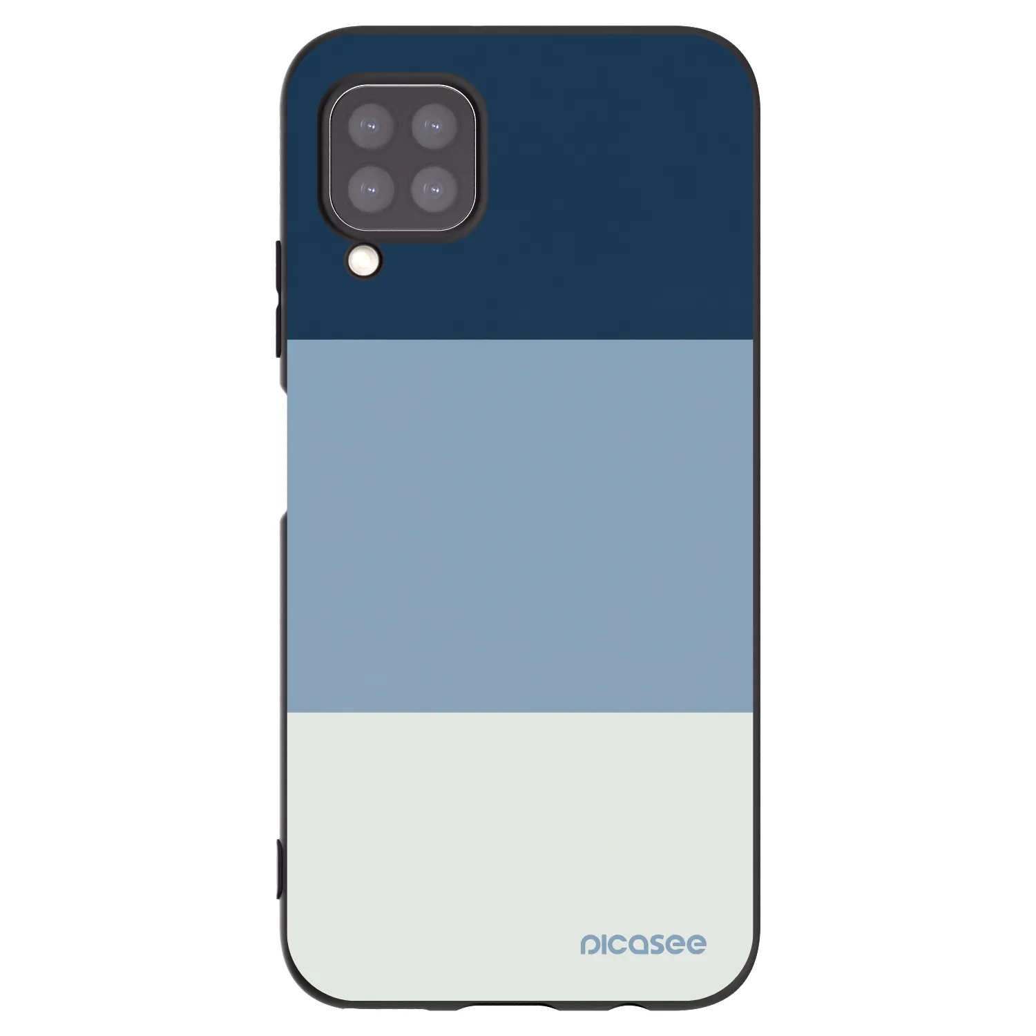 Picasee silikonski črni ovitek za Huawei P40 Lite - Coastal Blue