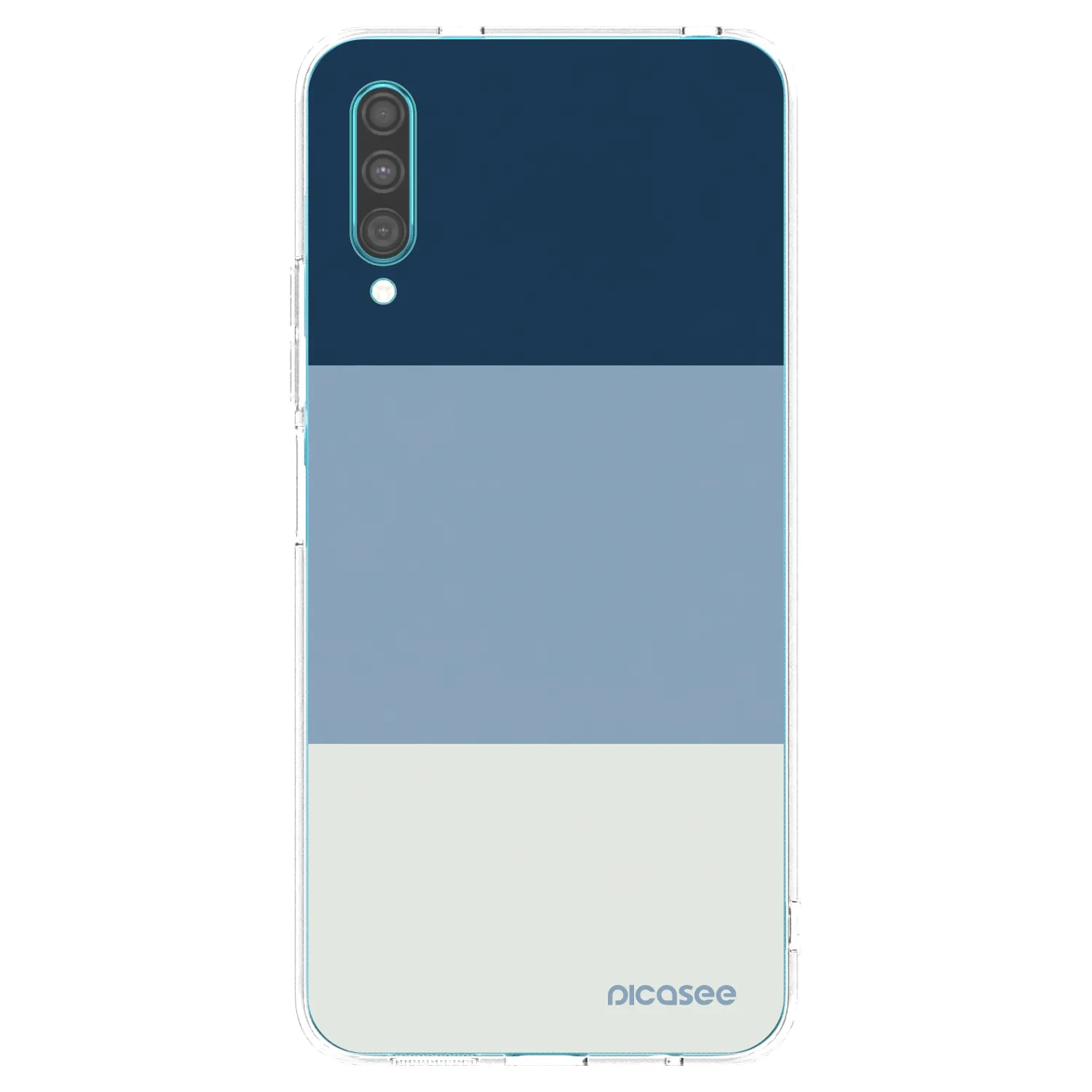 Picasee silikonski prozorni ovitek za Samsung Galaxy A30s A307F - Coastal Blue