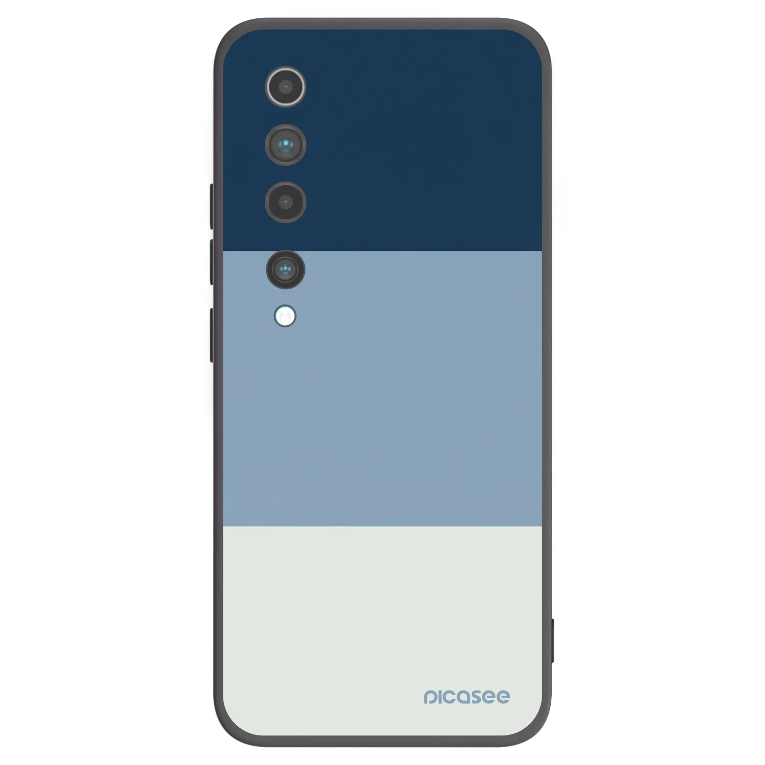 Picasee silikonski črni ovitek za Xiaomi Mi 10 - Coastal Blue