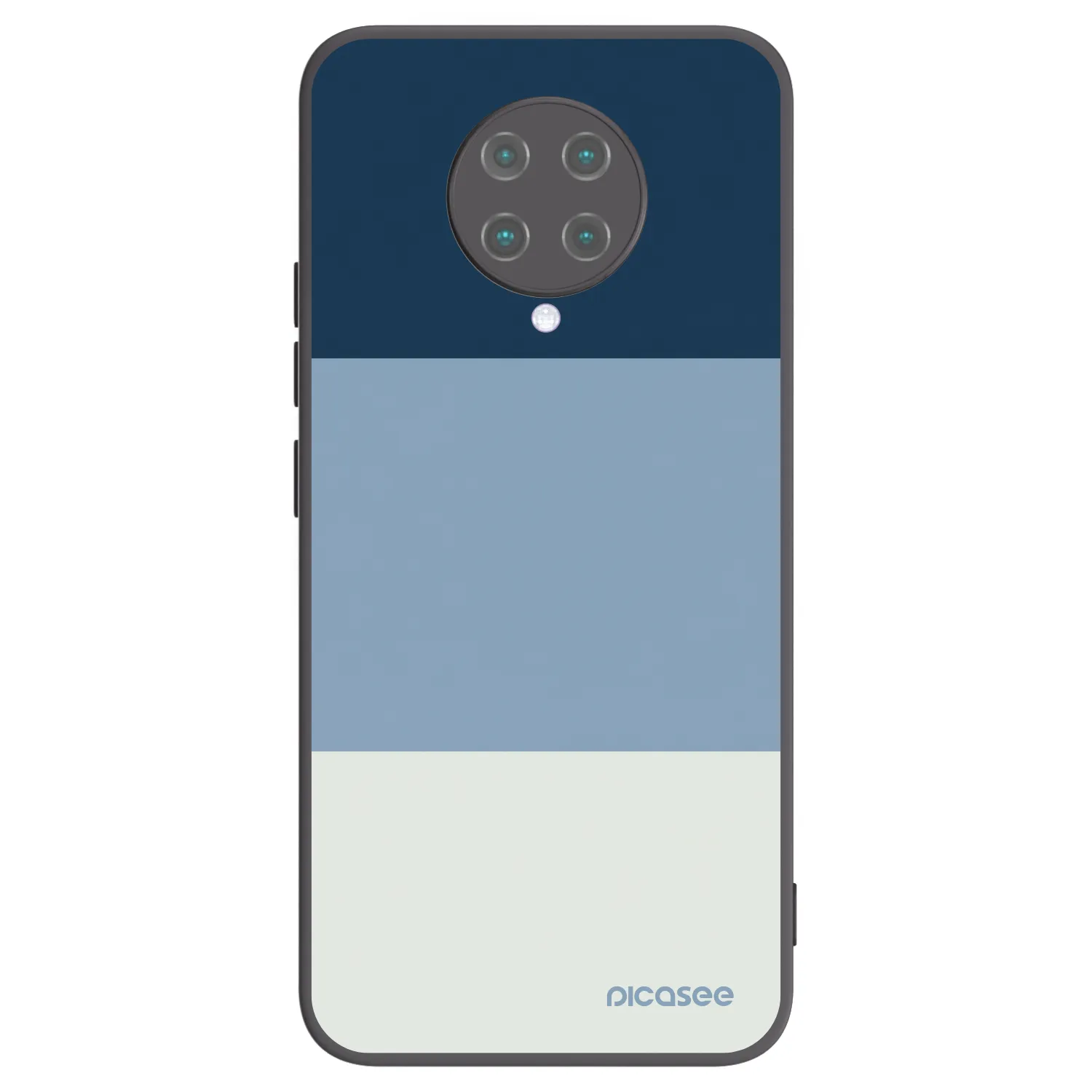 Picasee silikonski črni ovitek za Xiaomi Poco F2 Pro - Coastal Blue