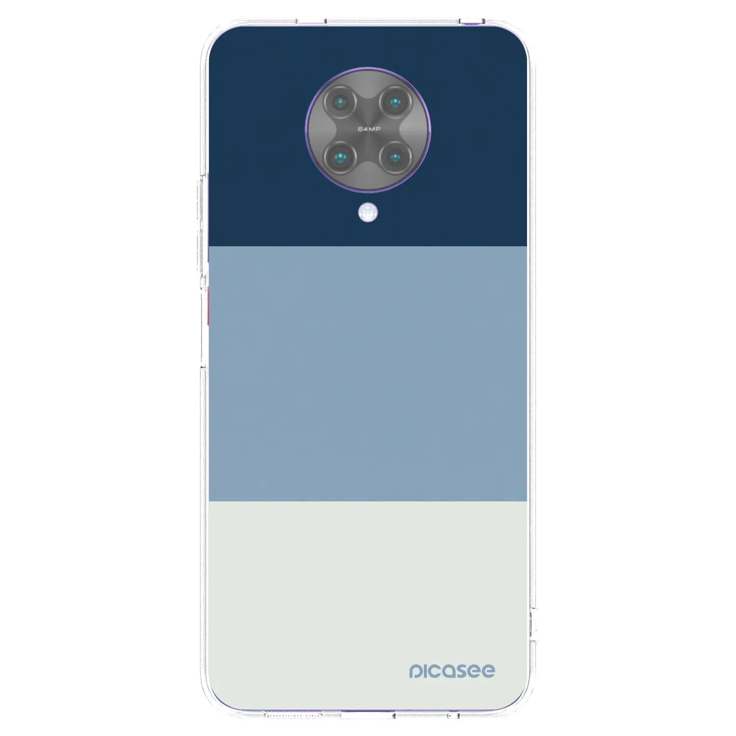 Picasee silikonski prozorni ovitek za Xiaomi Poco F2 Pro - Coastal Blue