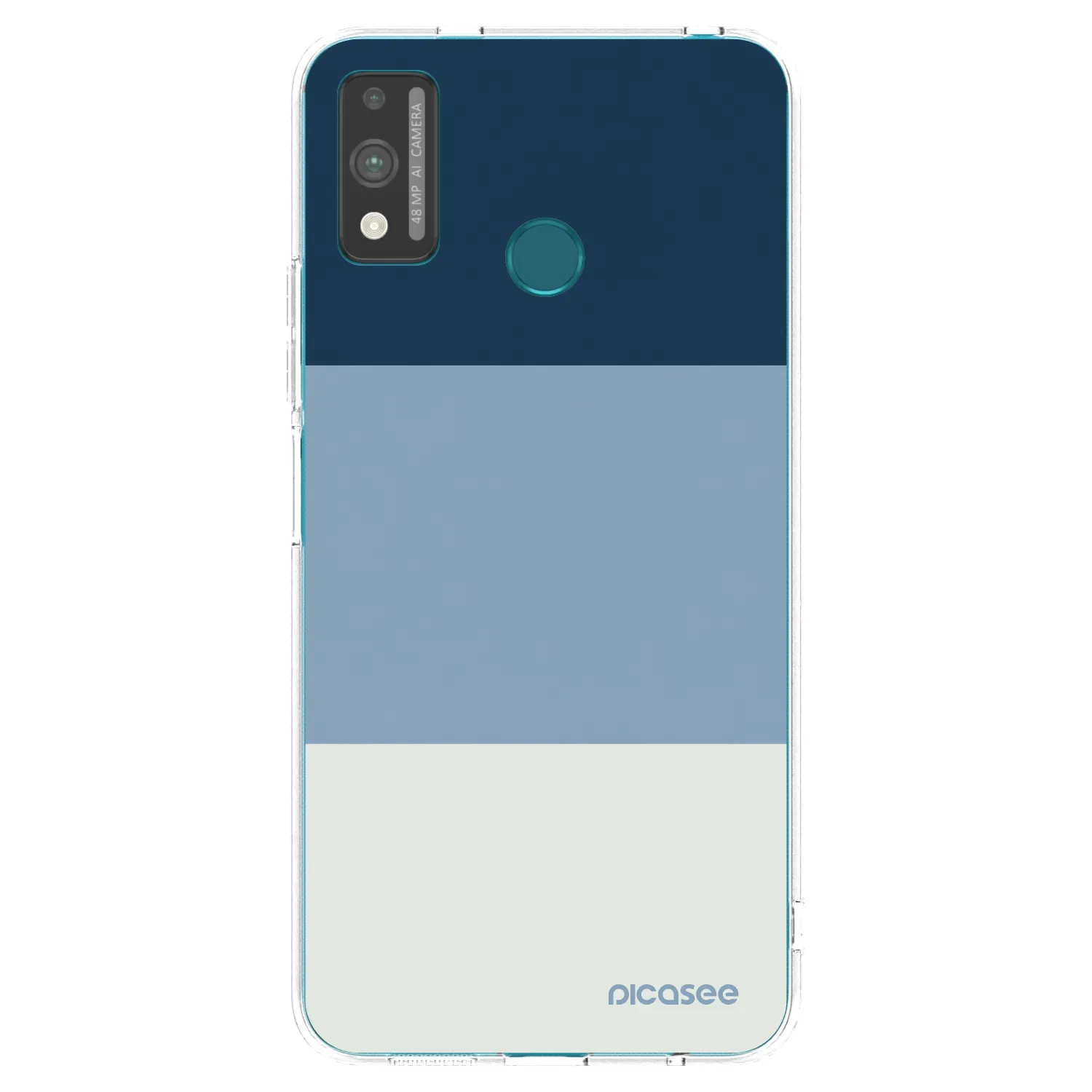 Picasee silikonski prozorni ovitek za Honor 9X Lite - Coastal Blue