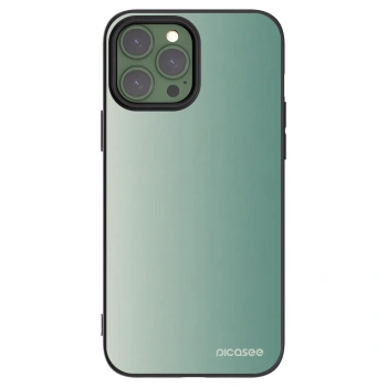 Picasee silikonski črni ovitek za Apple iPhone 13 Pro Max - Misty Sage