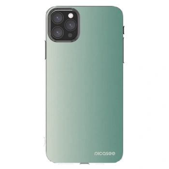 Picasee silikonski prozorni ovitek za Apple iPhone 11 Pro Max - Misty Sage