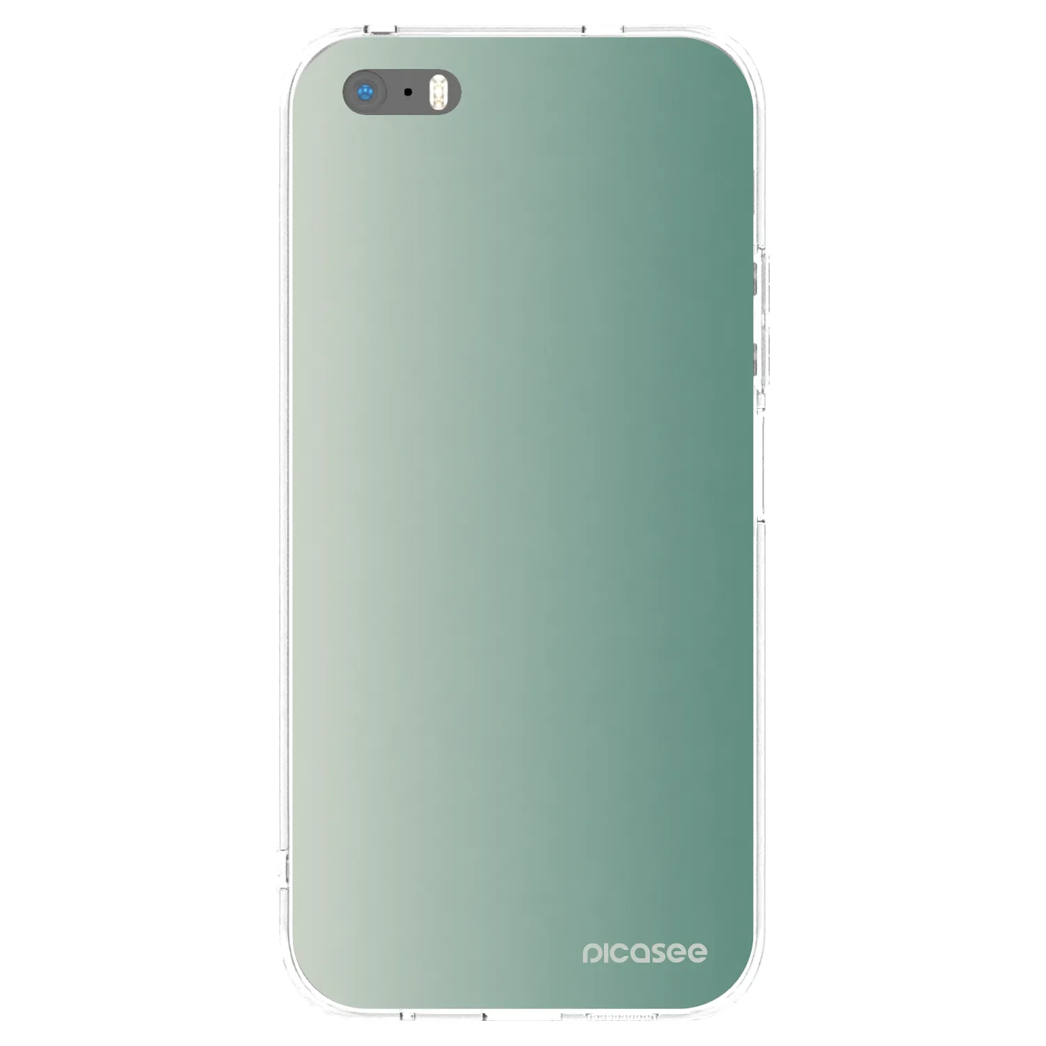 Picasee silikonski prozorni ovitek za Apple iPhone 5/5S/SE - Misty Sage