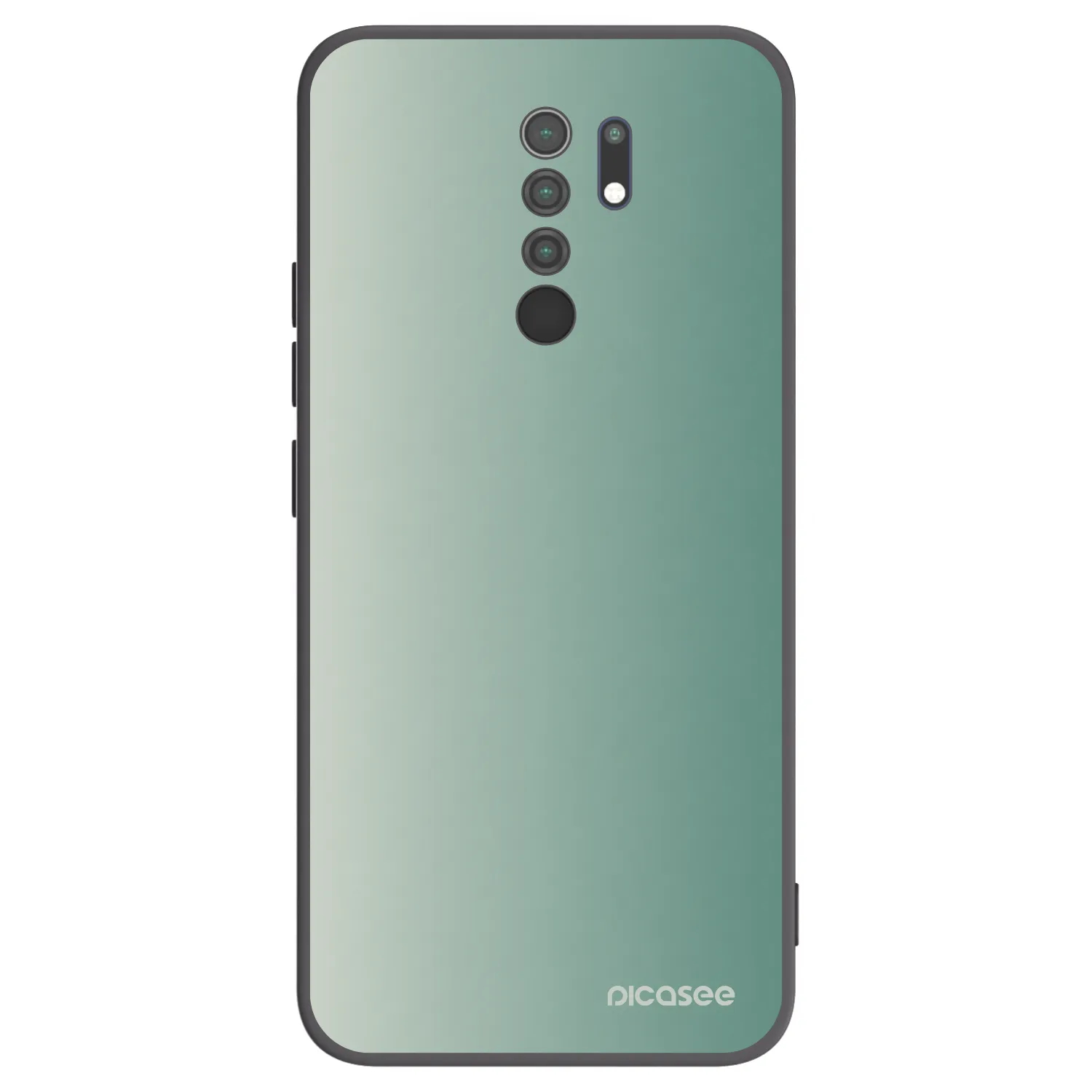 Picasee silikonski črni ovitek za Xiaomi Redmi 9 - Misty Sage